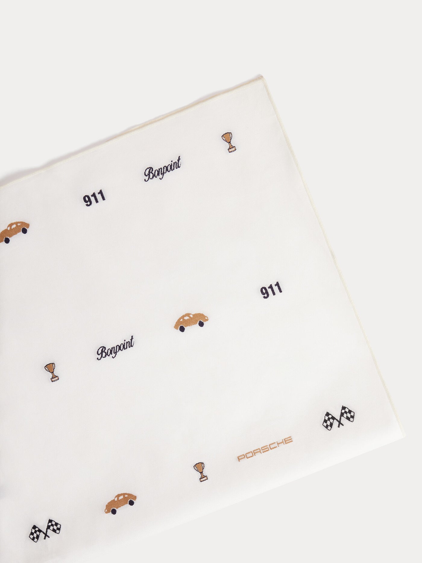 Bonpoint x Porsche Cayati-Schal aus leichtem Bio-Baumwoll-Jacquard