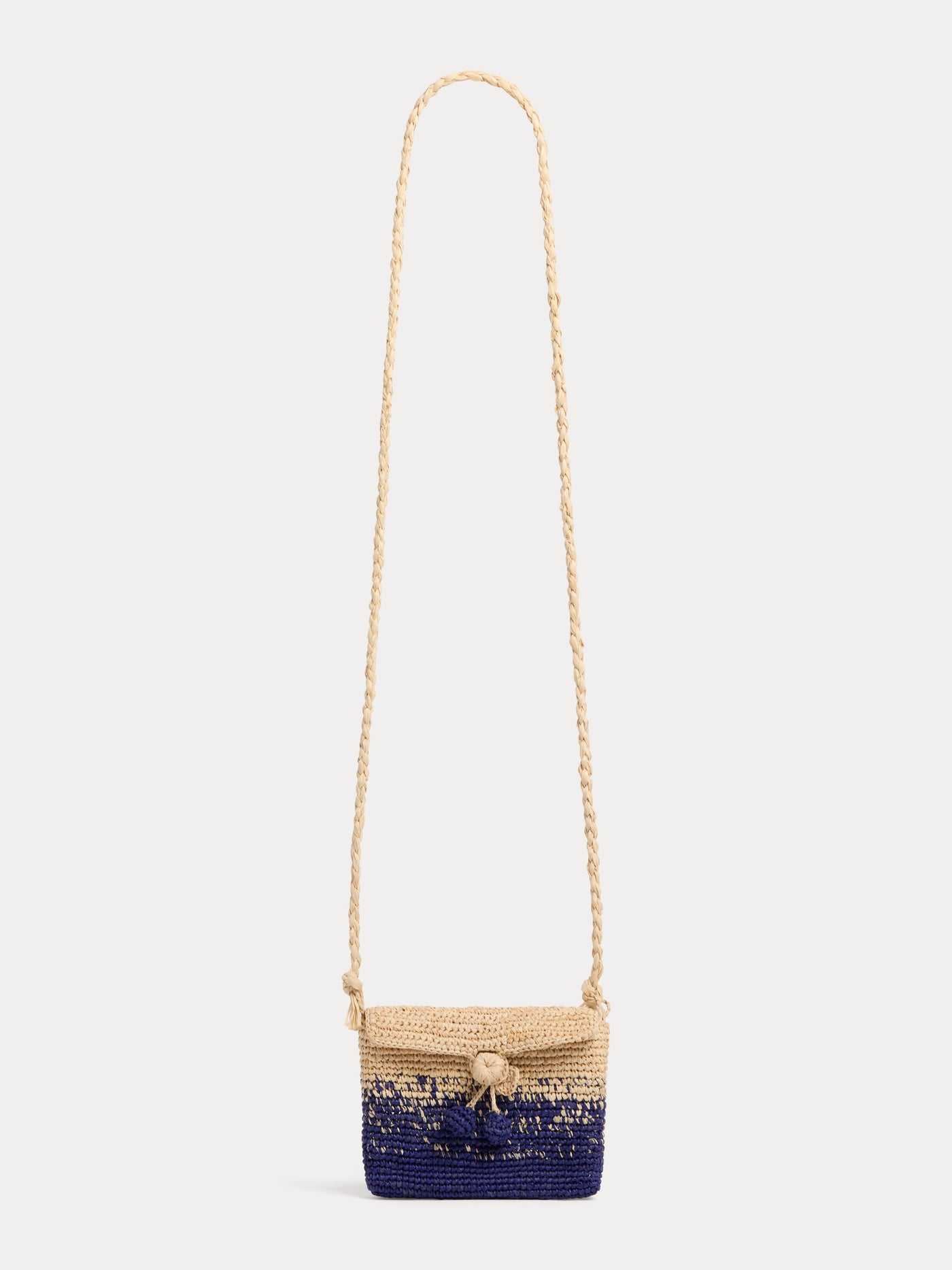 Handmade raffia Gouter shoulder bag
