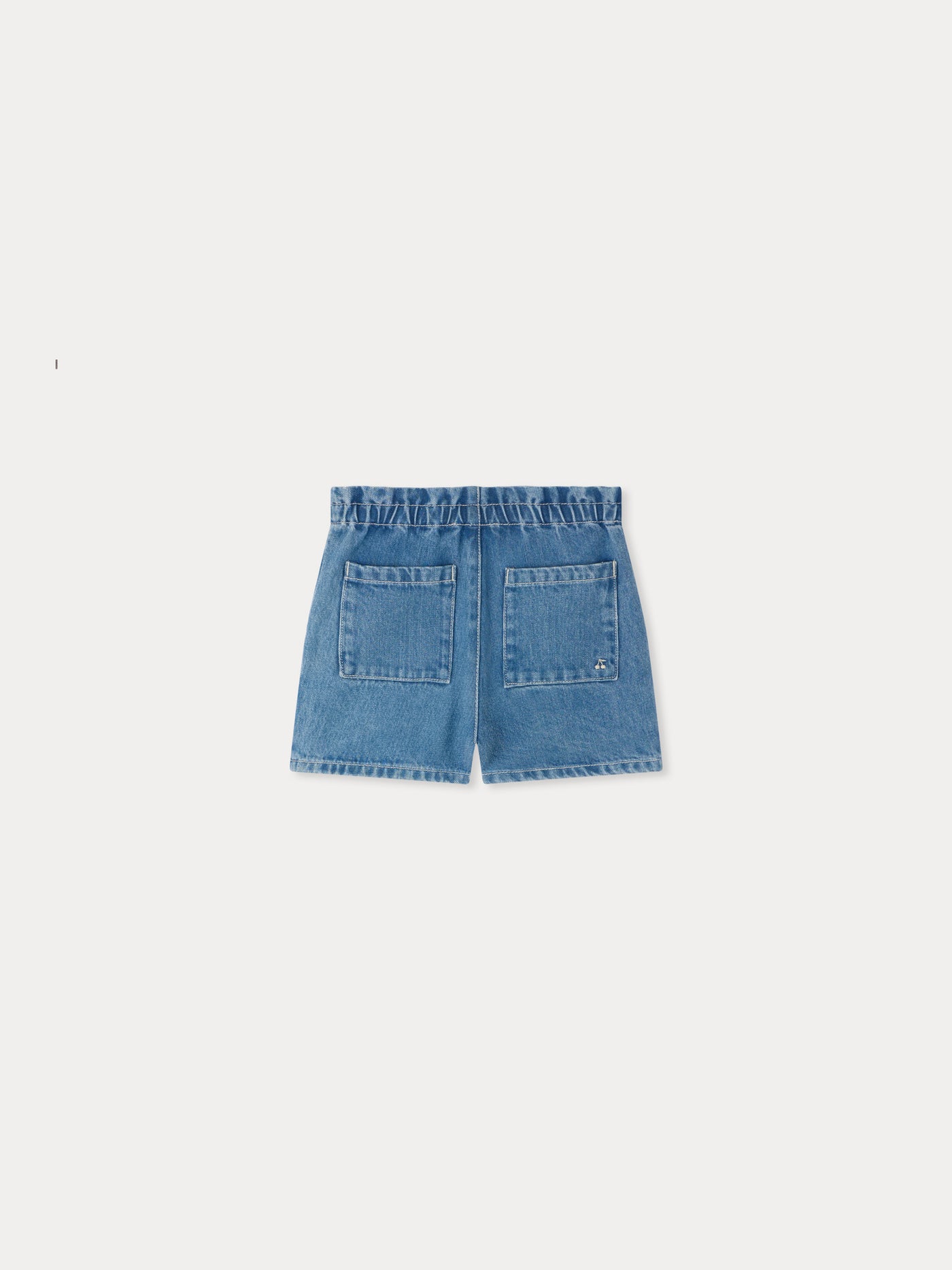 Milly medium blue shorts in organic cotton
