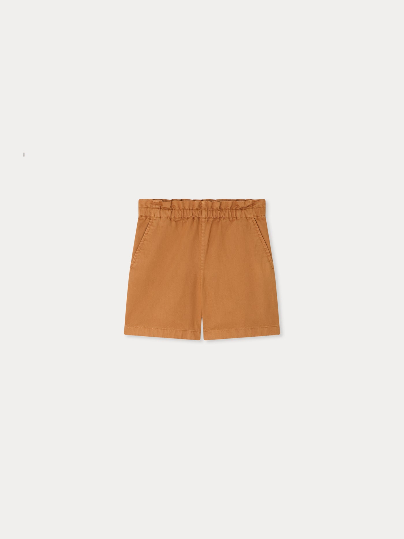 Leslie nutmeg shorts in organic cotton