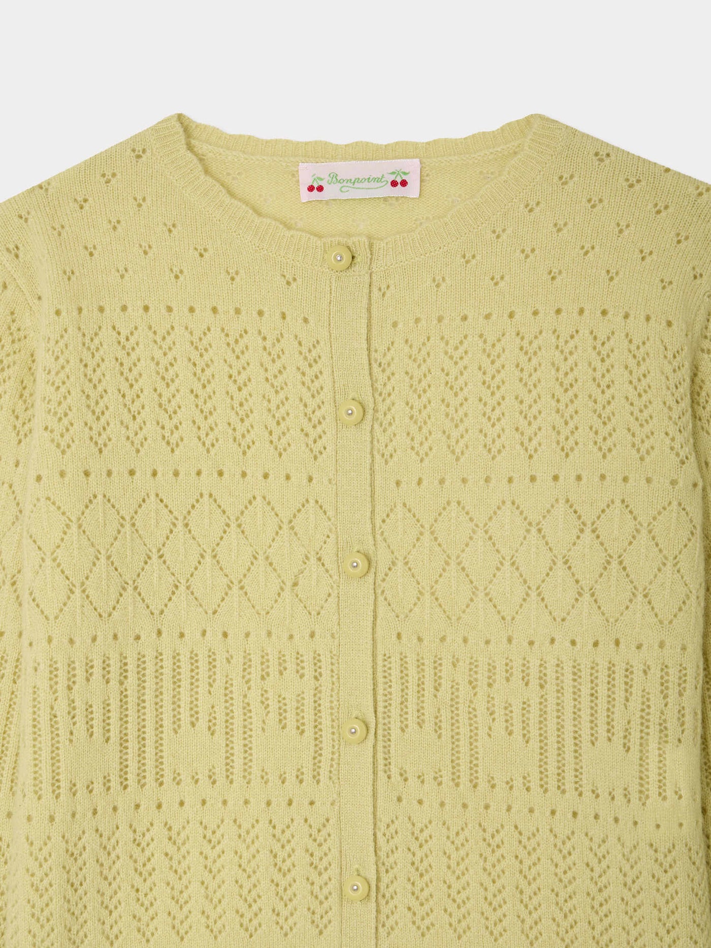 Cardigan Enza girocollo in cashmere 