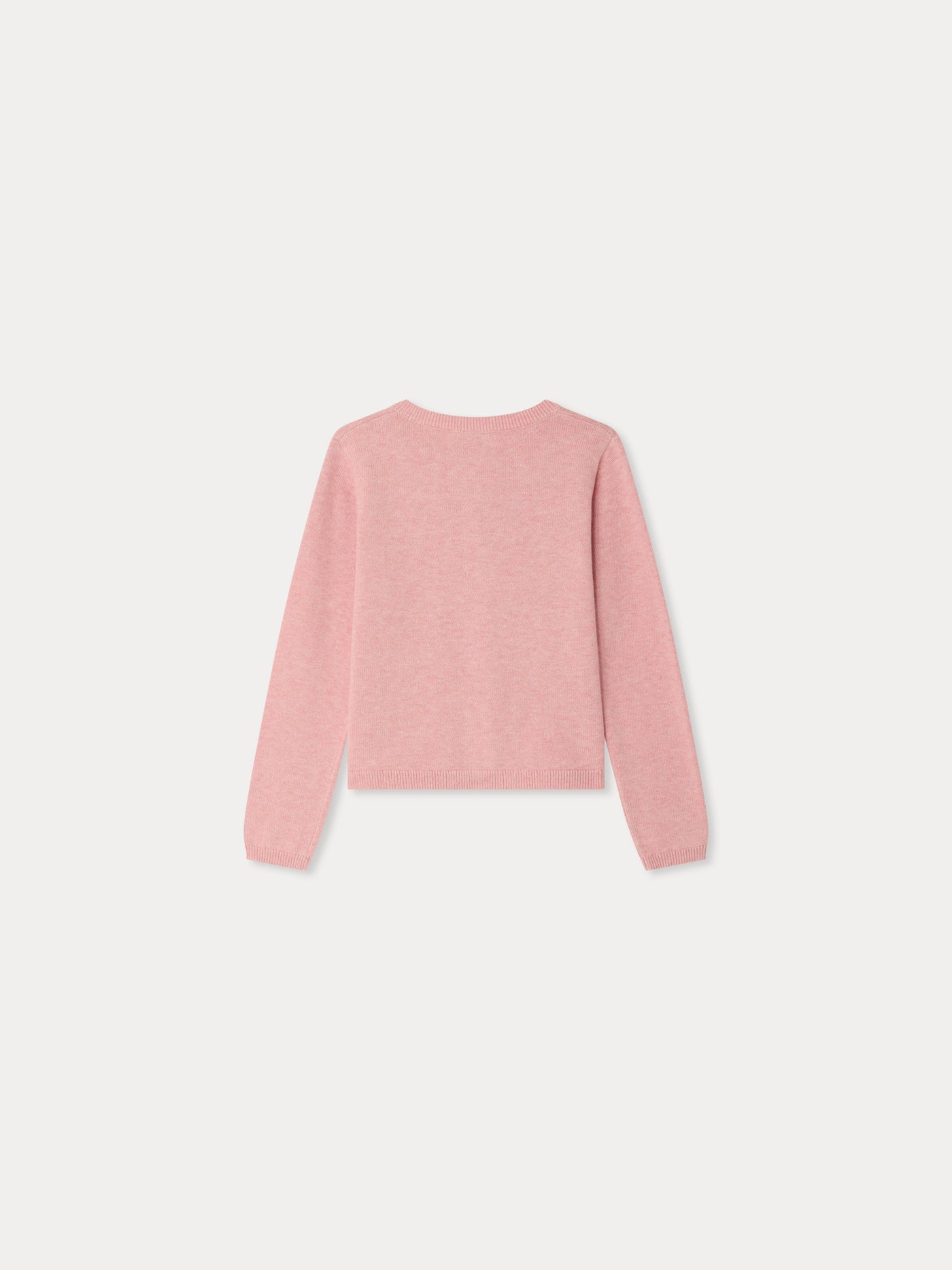 Cardigan Lilith col rond cerises brodées main