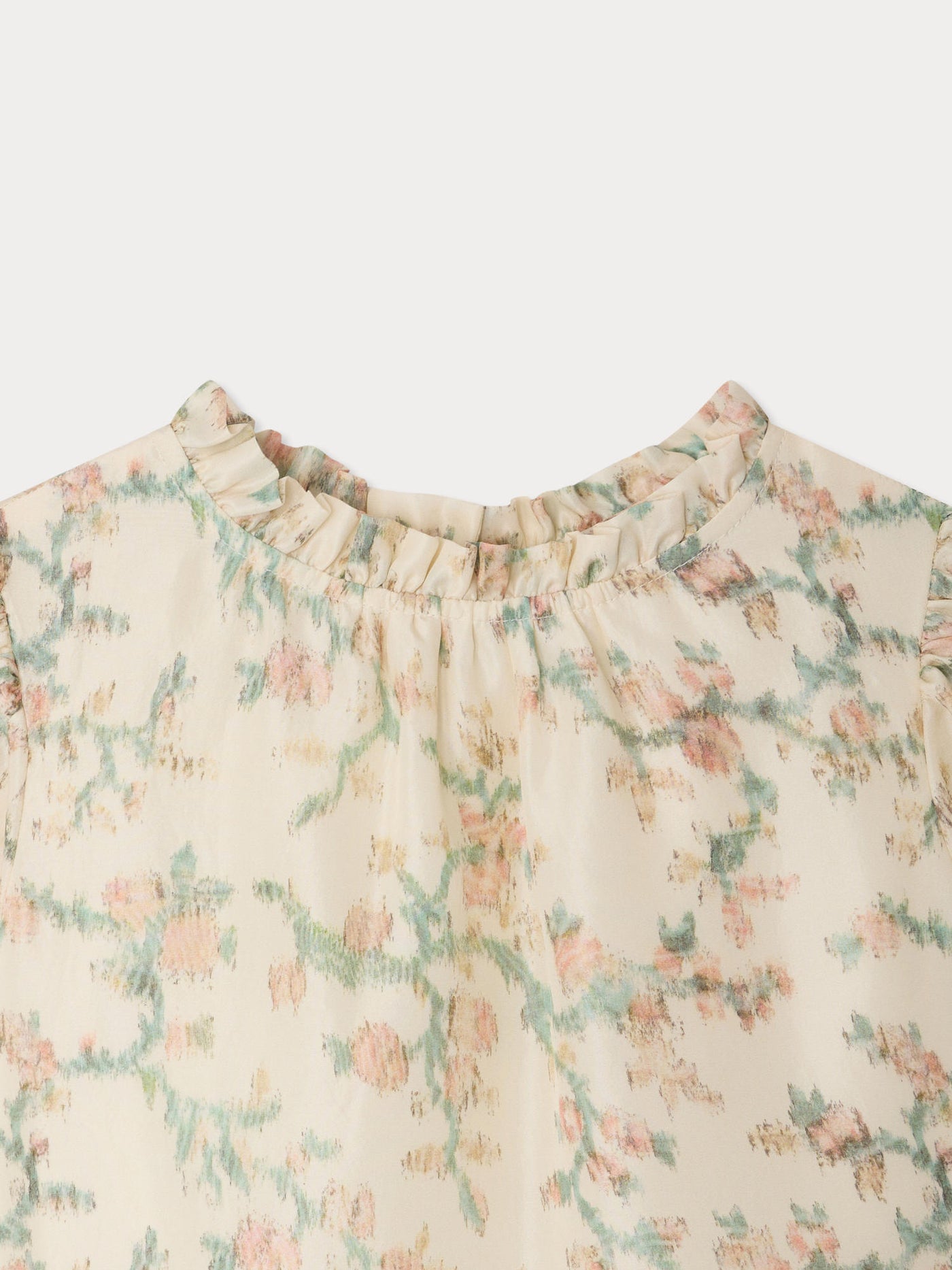 Abito Chrissy con volant in seta 