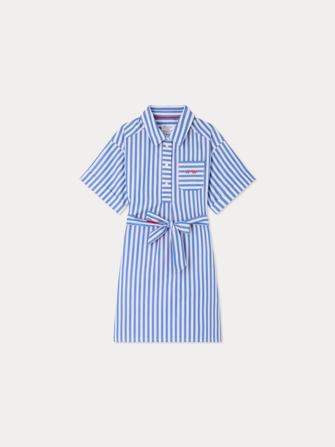 Abito Lissandra Bonpoint x Maison Kitsuné in cotone bio