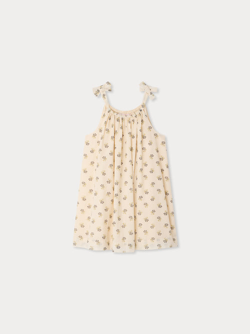 Robe Eloise en voile de coton dobby biologique