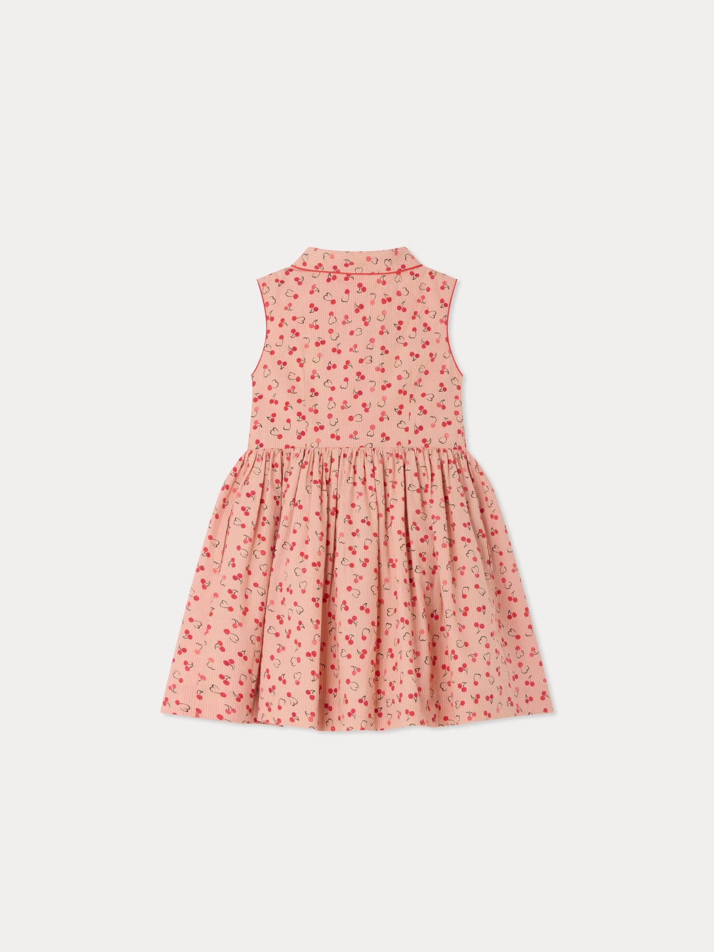Robe Anne à imprimé cerise en coton biologique