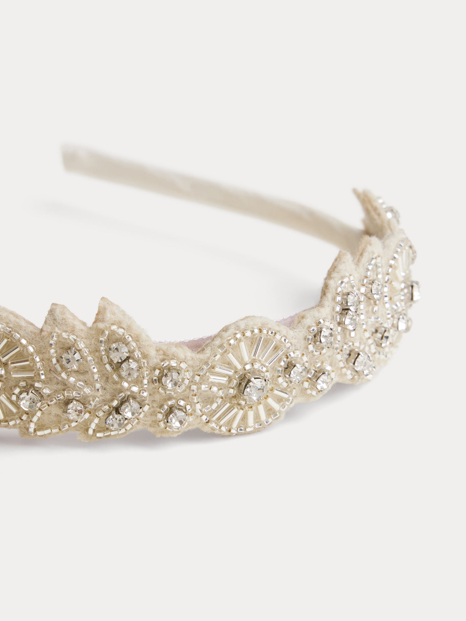 Laure headband with rhinestones and pearls • Bonpoint