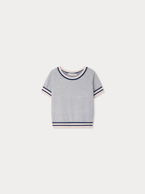 Pull Limette en coton biologique et cachemire