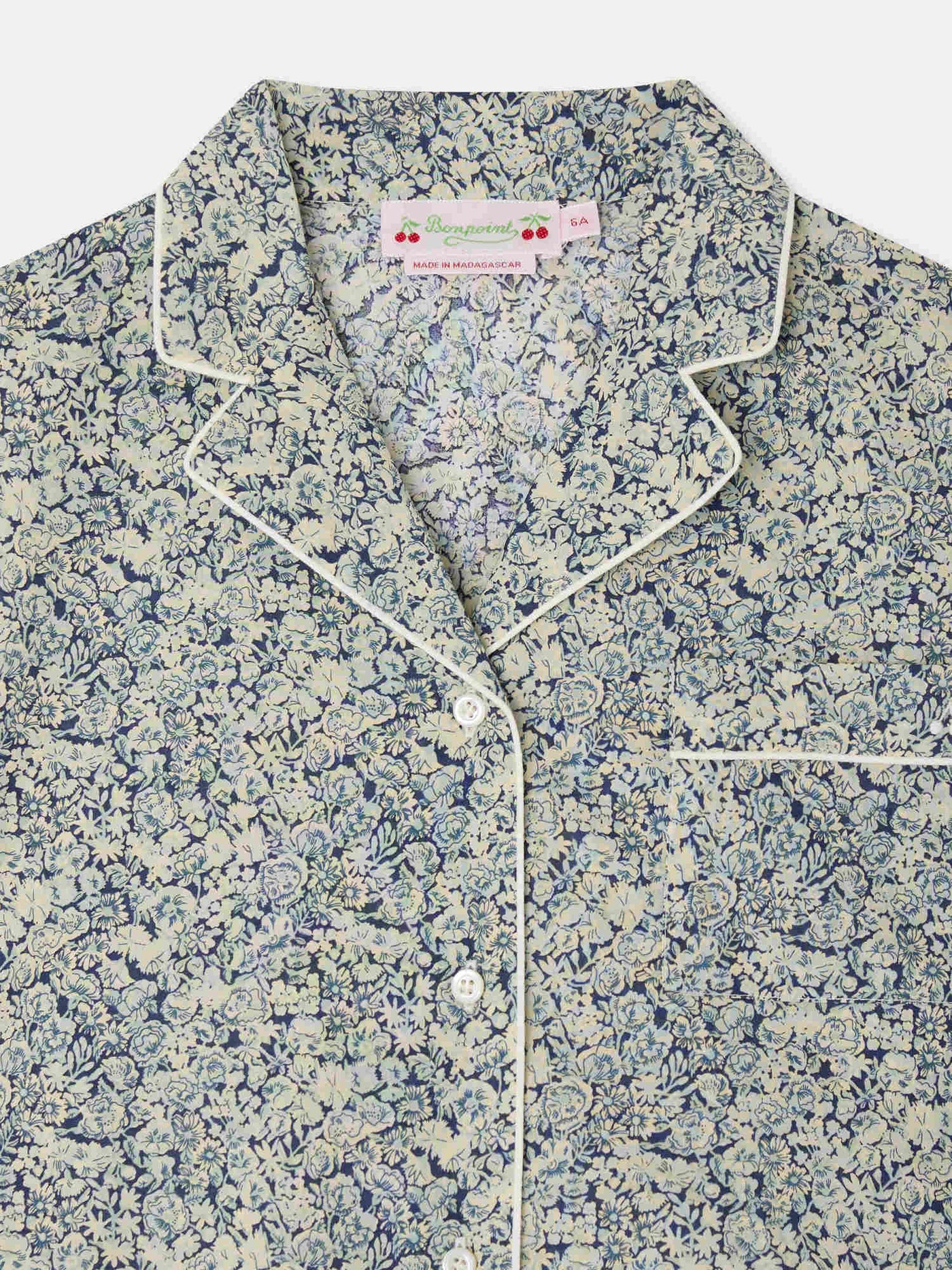 Dormeur pyjama shirt in Liberty organic cotton fabric