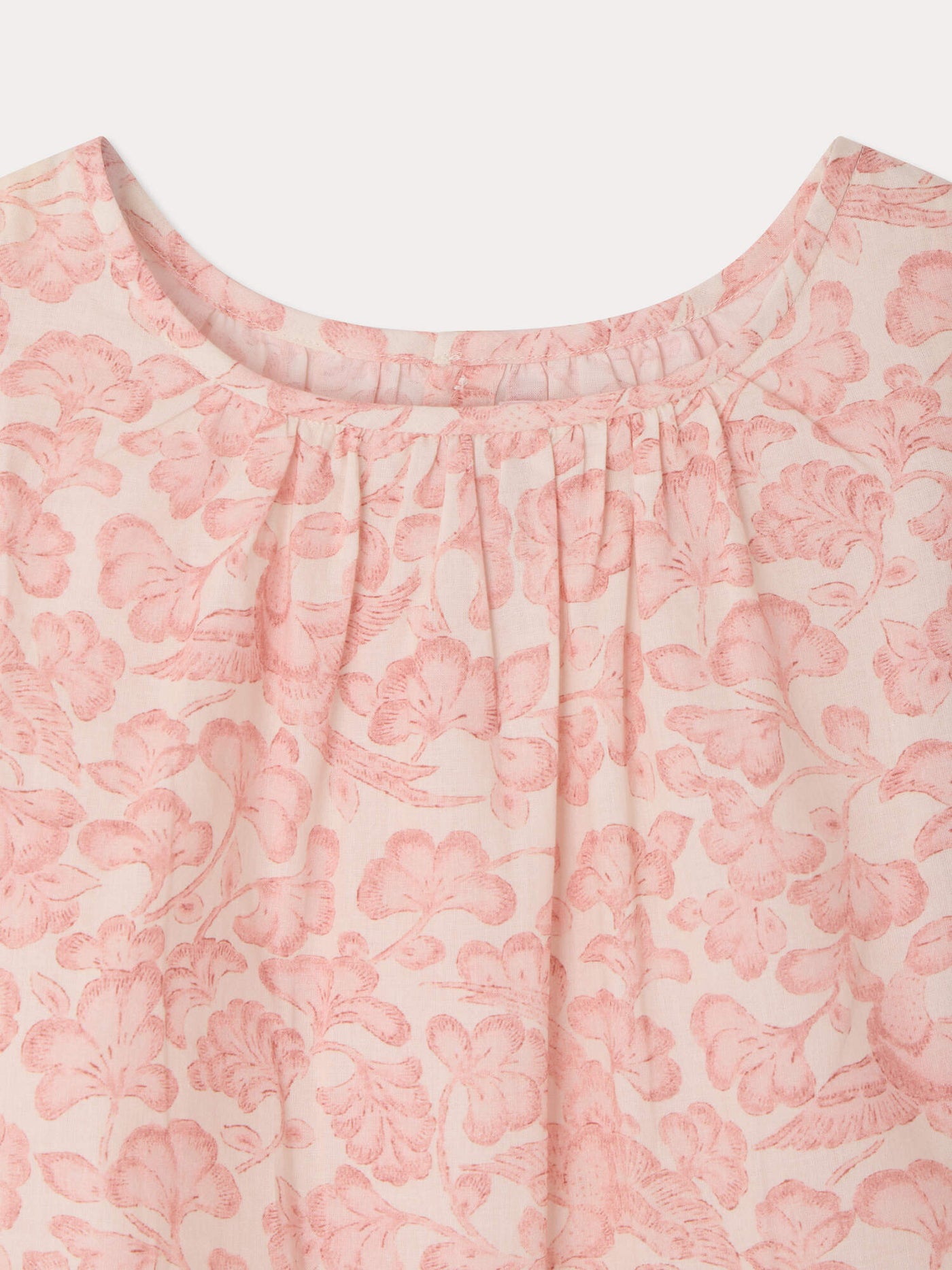 Ailette pyjamas with ruffles in organic cotton