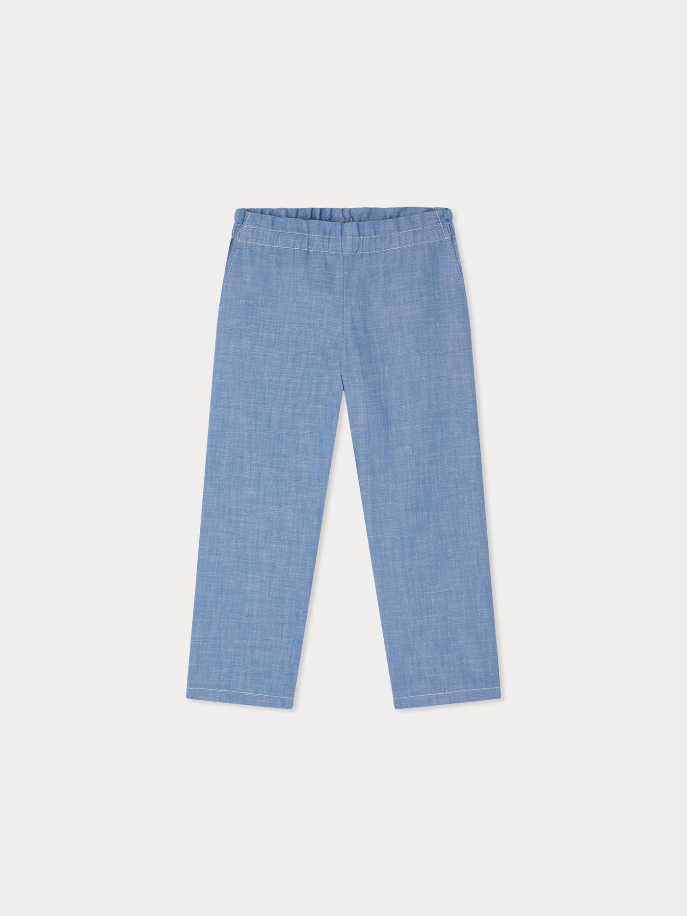 July chambray trousers in organic cotton