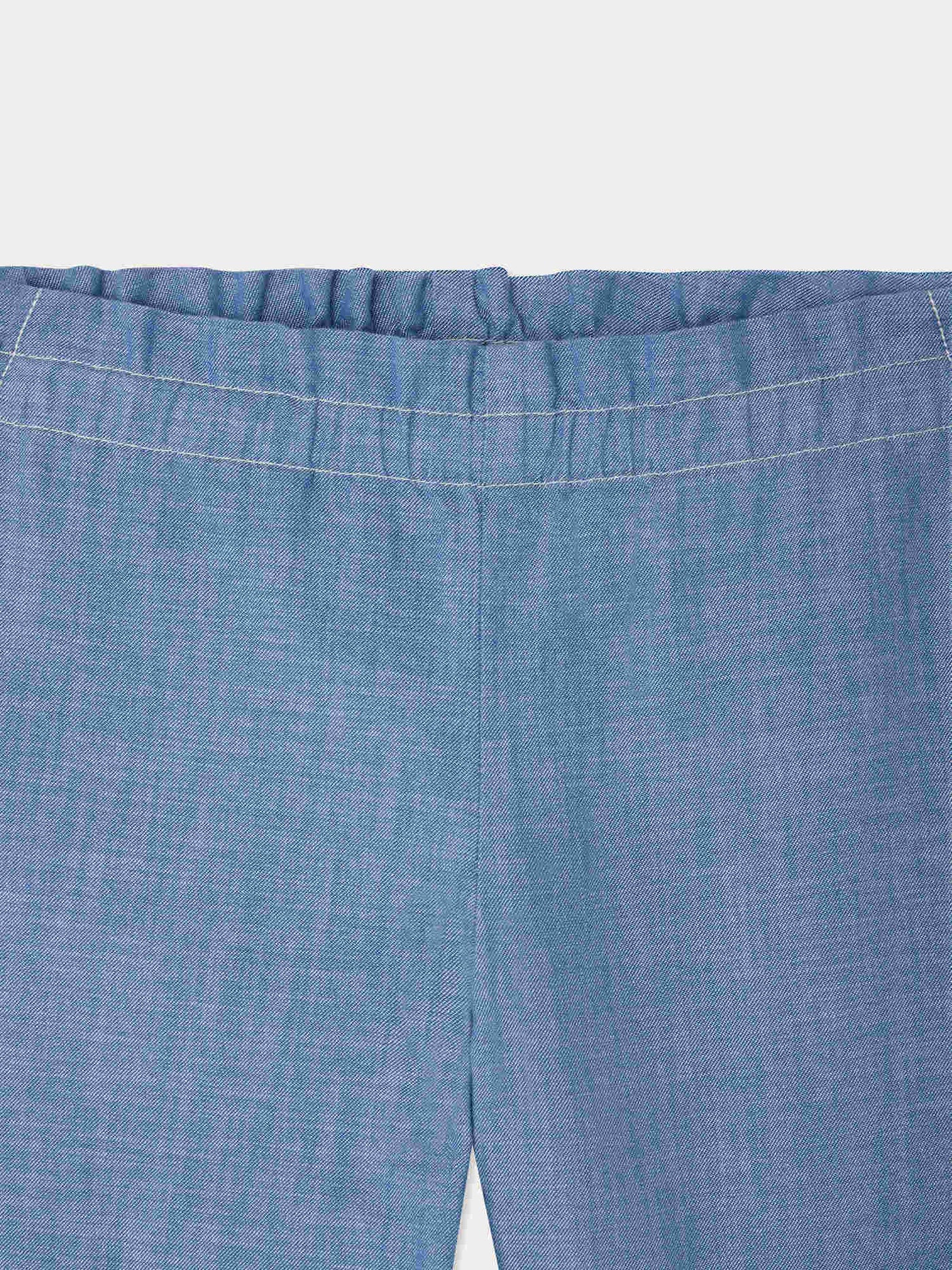 July chambray trousers in organic cotton