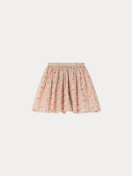 Falda Suzon en tejido Liberty de algodón orgánico