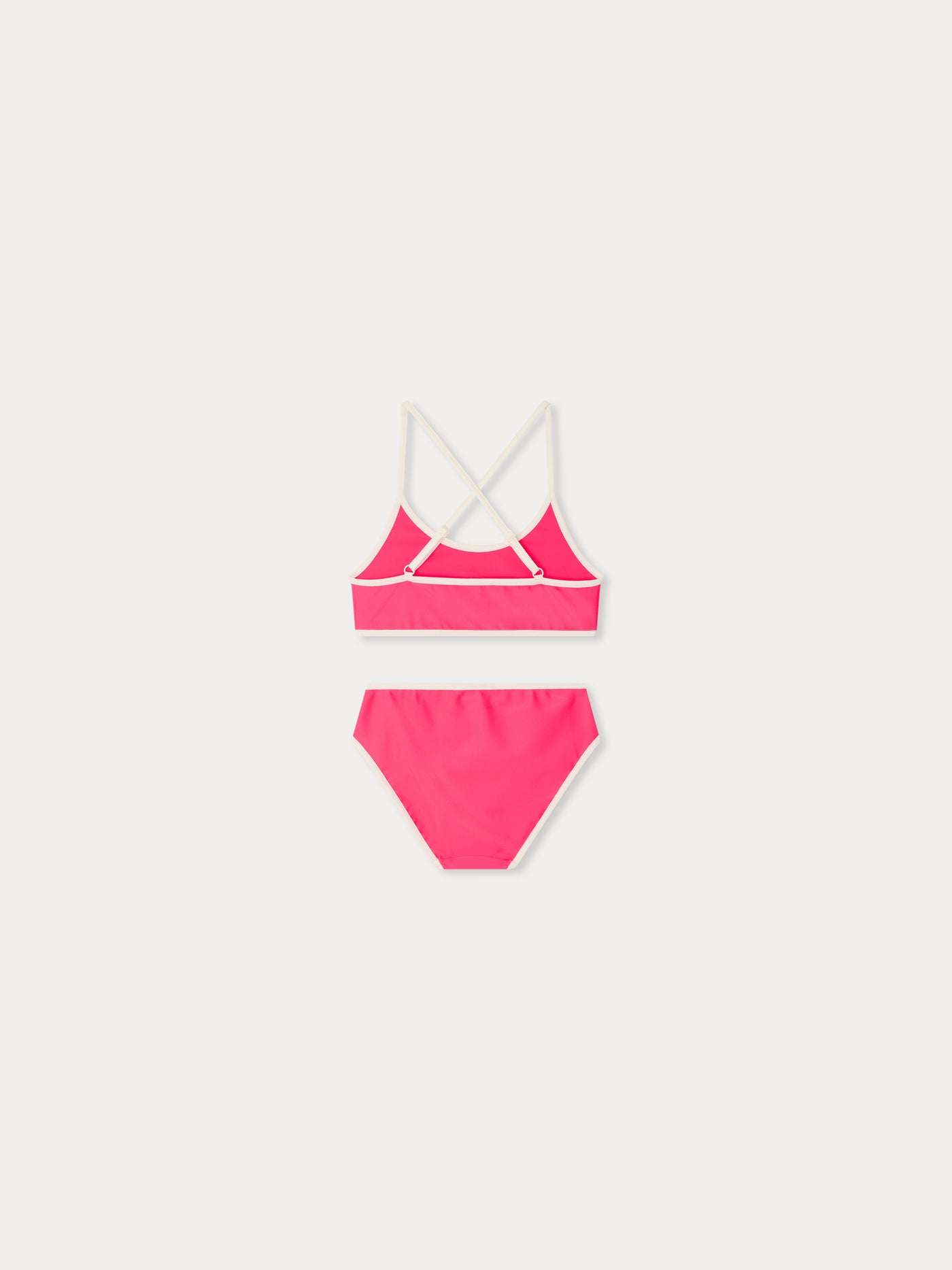 Maillot de bain deux pièces Lura rose fluo