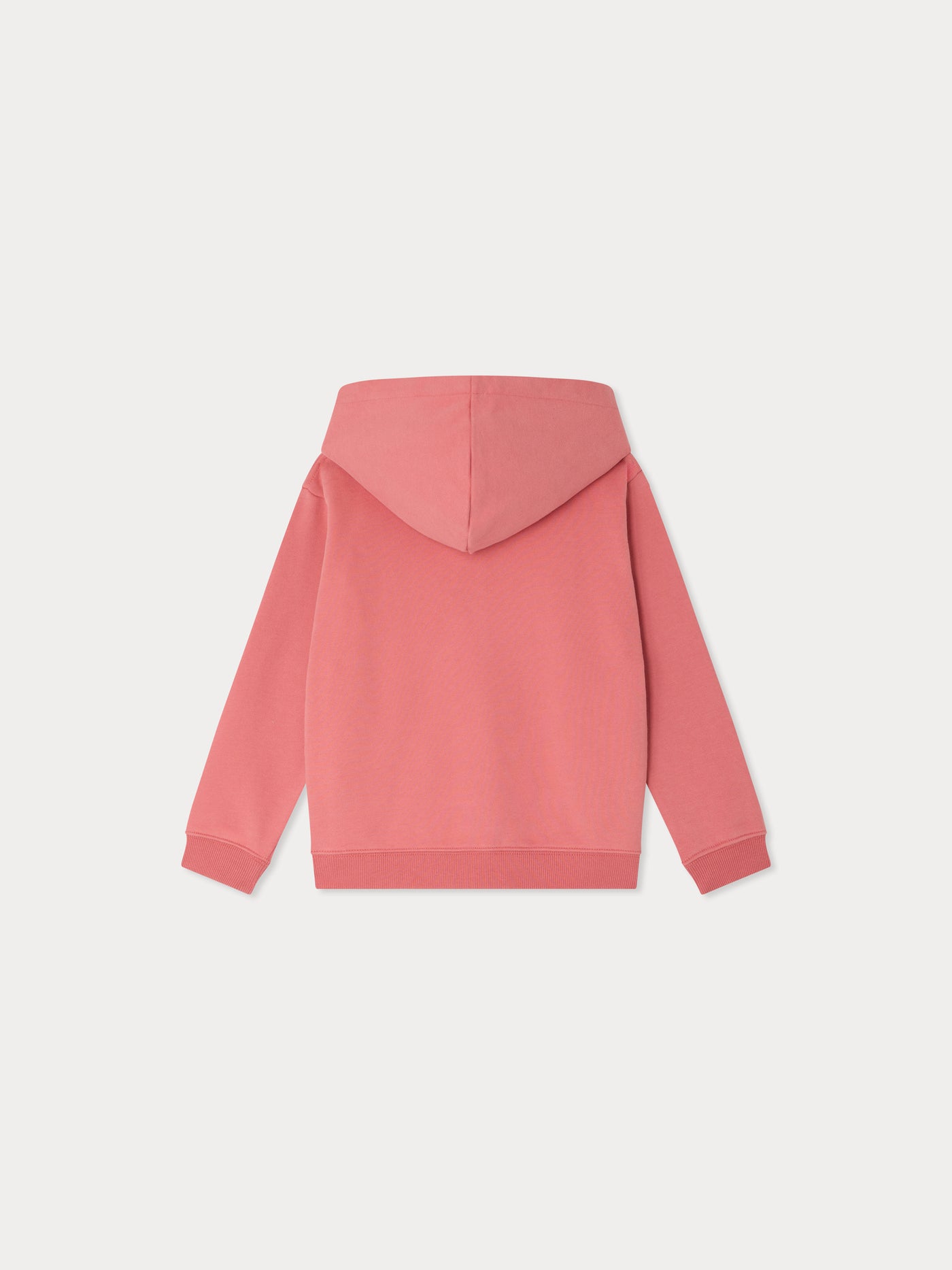 Sweat à capuche Talent brodé cerise en coton biologique