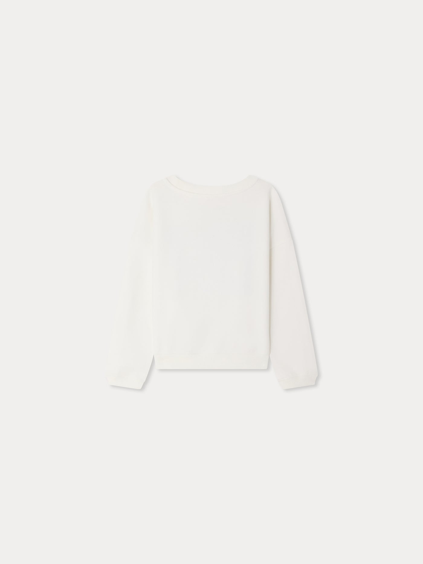 Gena sweatshirt embroidered with cherry in organic cotton