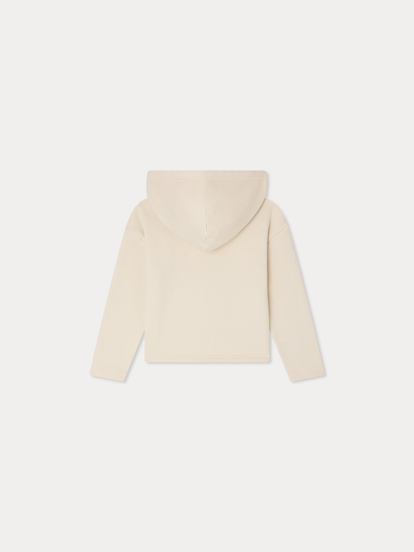 Sweat Carmine appliqué en tissu Liberty en coton biologique