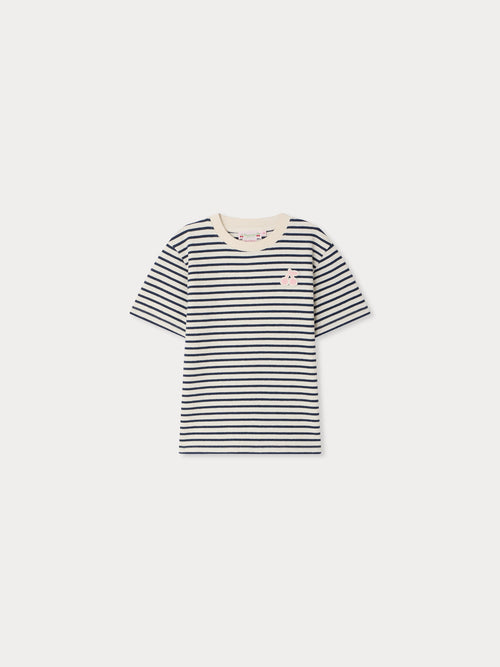 Camiseta de rayas Lilas
