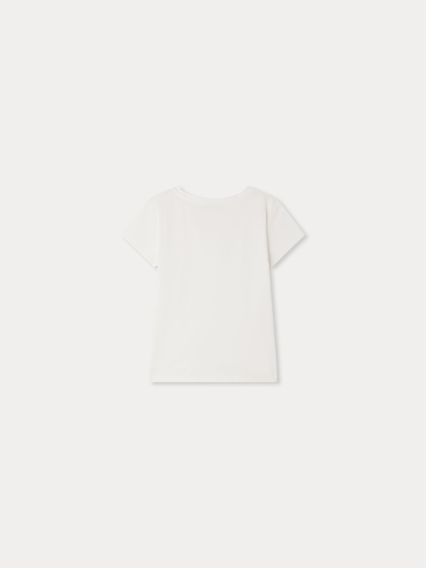 T-shirt Alcala fleurs brodées main en coton biologique