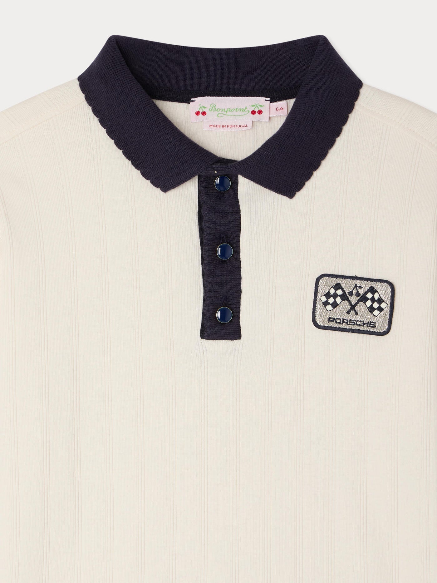 Bonpoint x Porsche Lycoris-Poloshirt aus Bio-Baumwolle