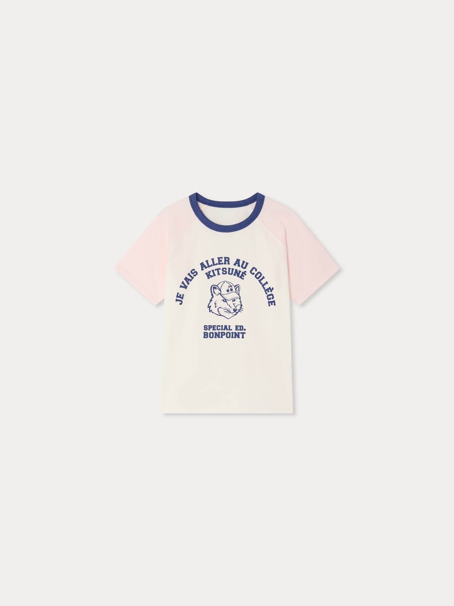 Bonpoint x Maison Kitsuné Akiva T-shirt with fox print in organic cott