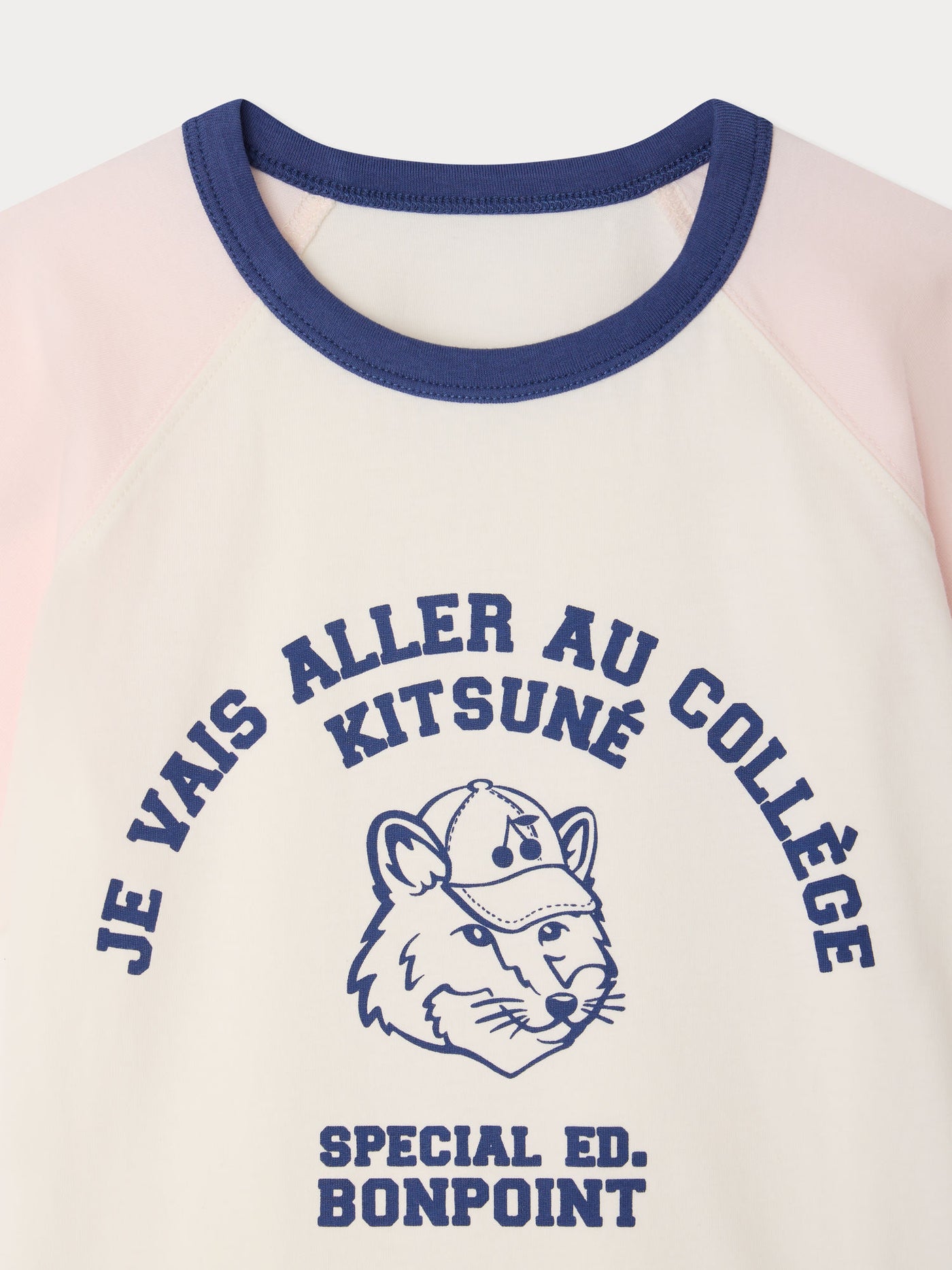 Bonpoint x Maison Kitsuné T-shirt Lulu imprimé renard en coton biologique