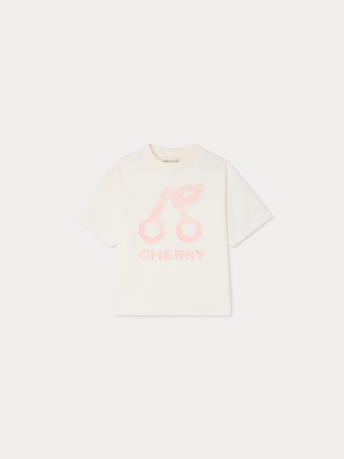 Lele T-Shirt mit Kirschmuster aus Bio-Baumwolle