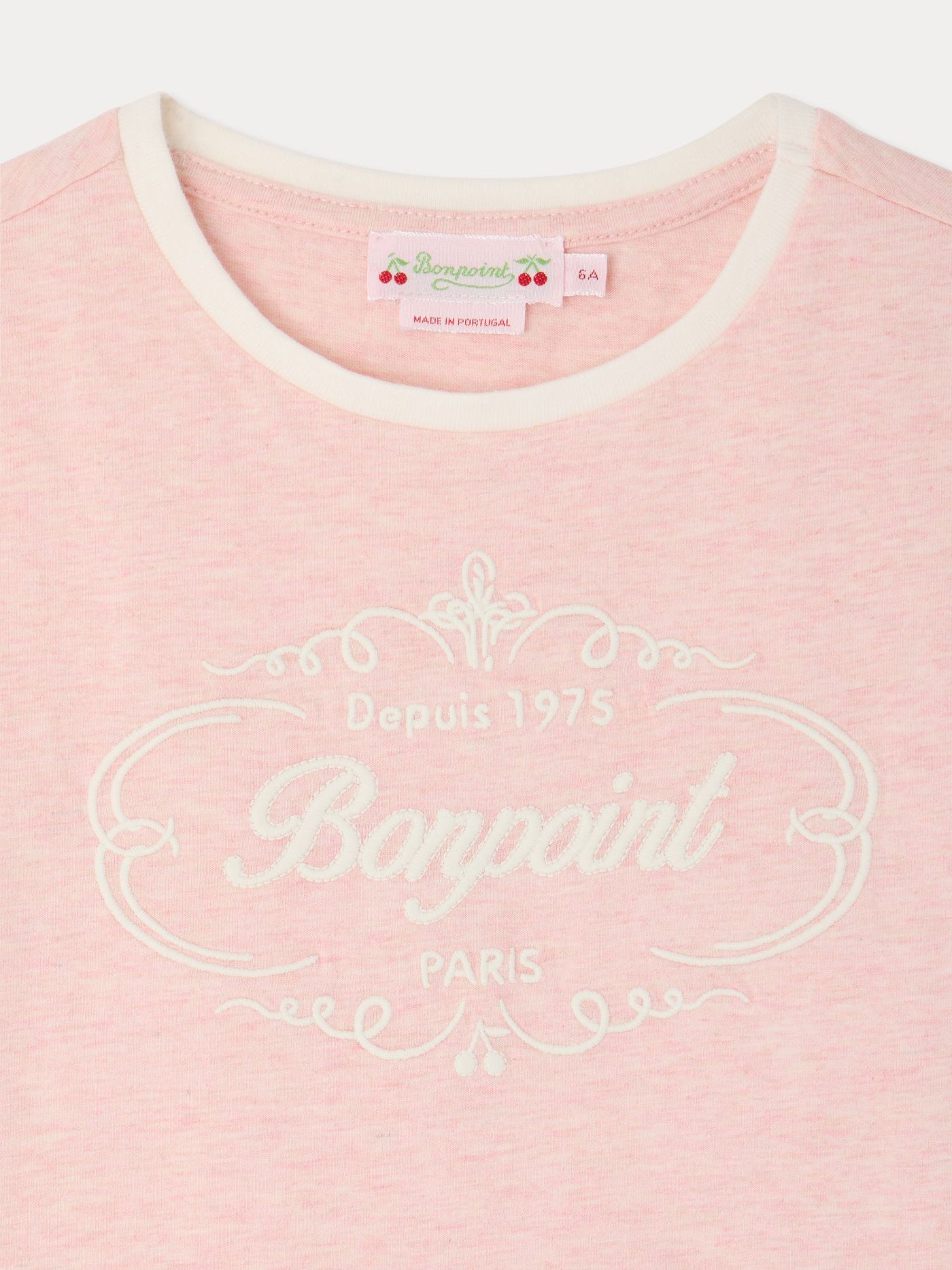 T-shirt Aada ricamata con logo Heritage in cotone biologico