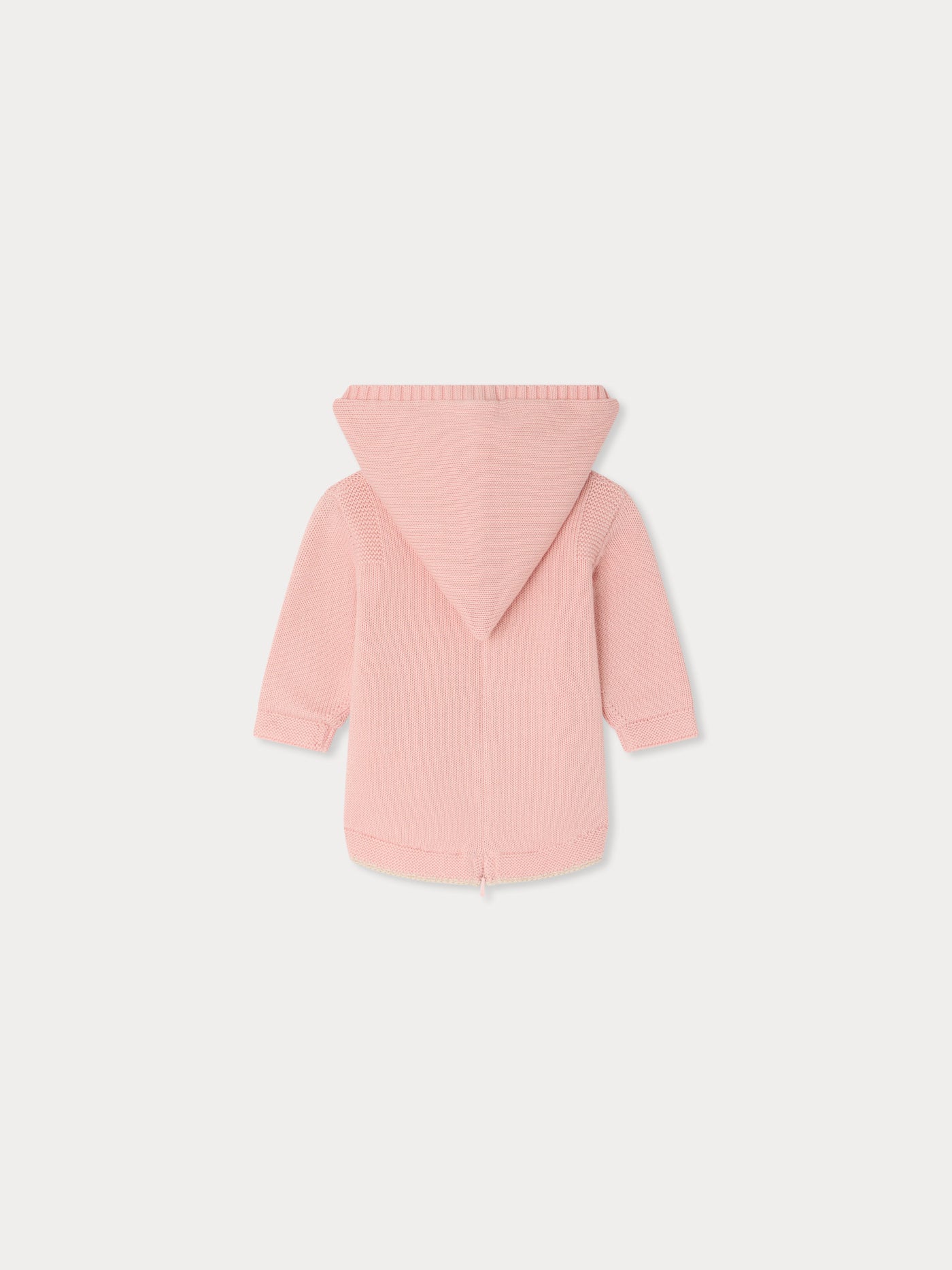 Burnou Tainy rosa in cotone biologico