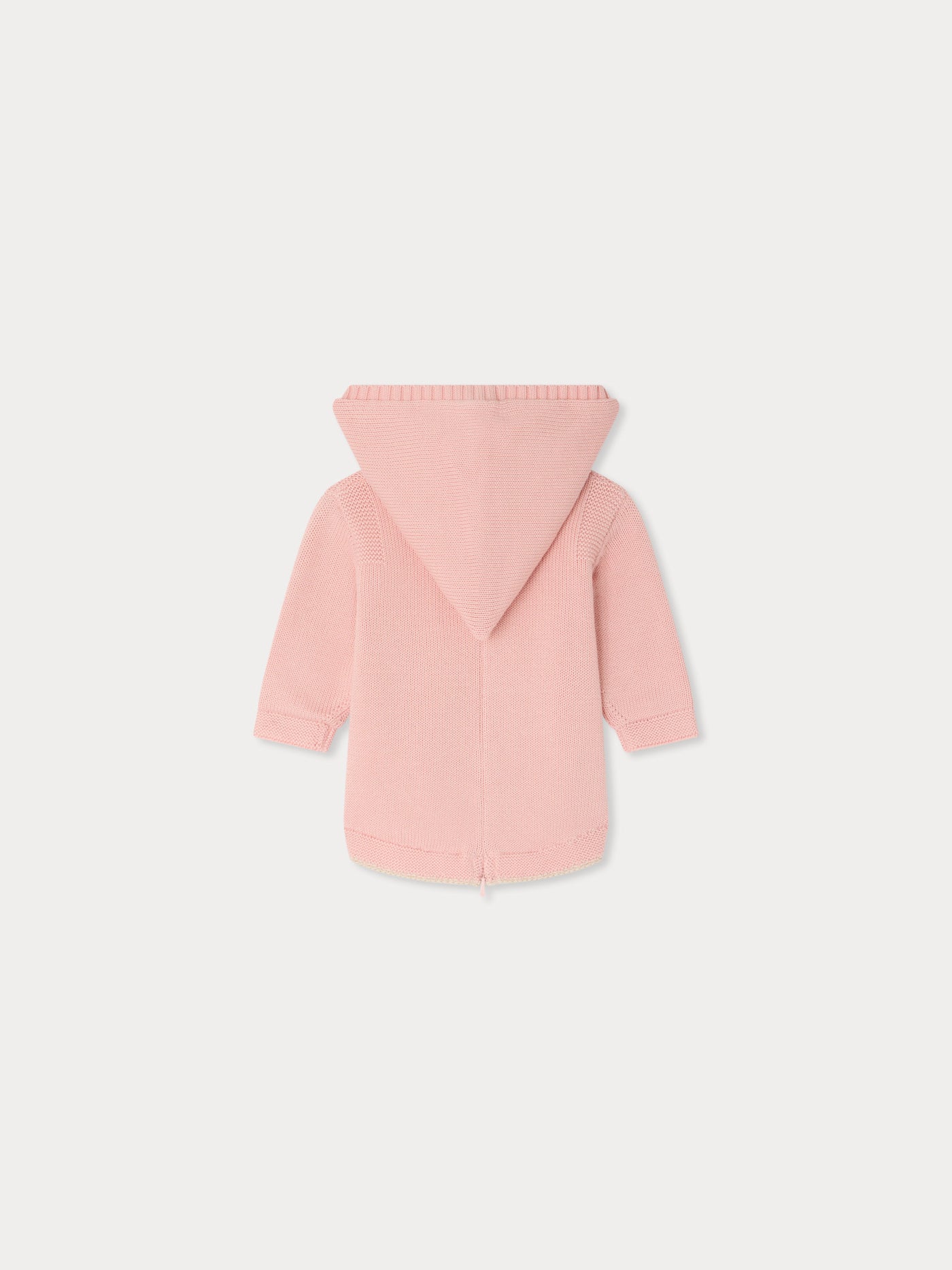 Tainy rosa Burnou aus Bio-Baumwolle