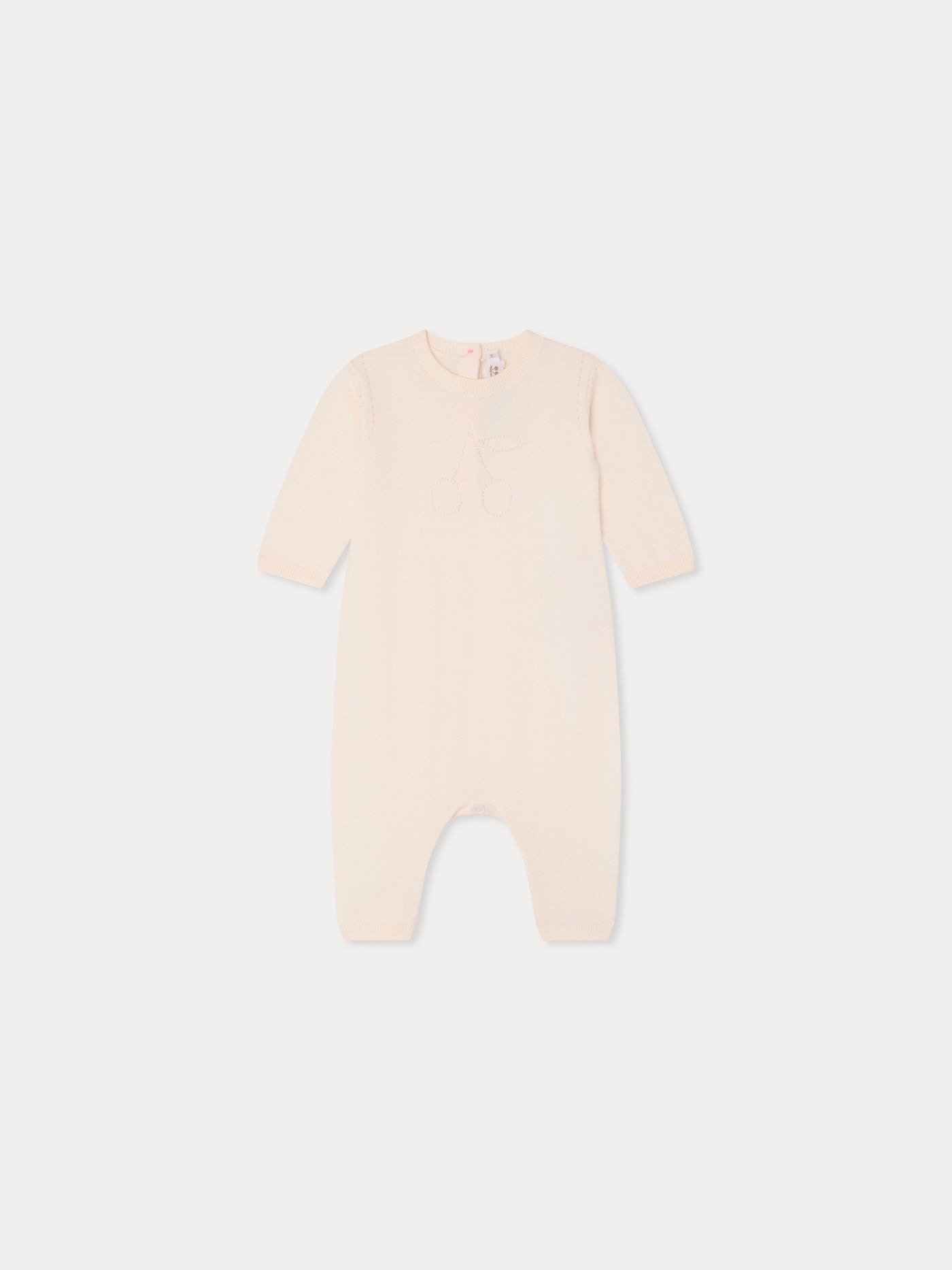 Atilou Jumpsuit mit Kirschapplikation aus Bio-Baumwolle