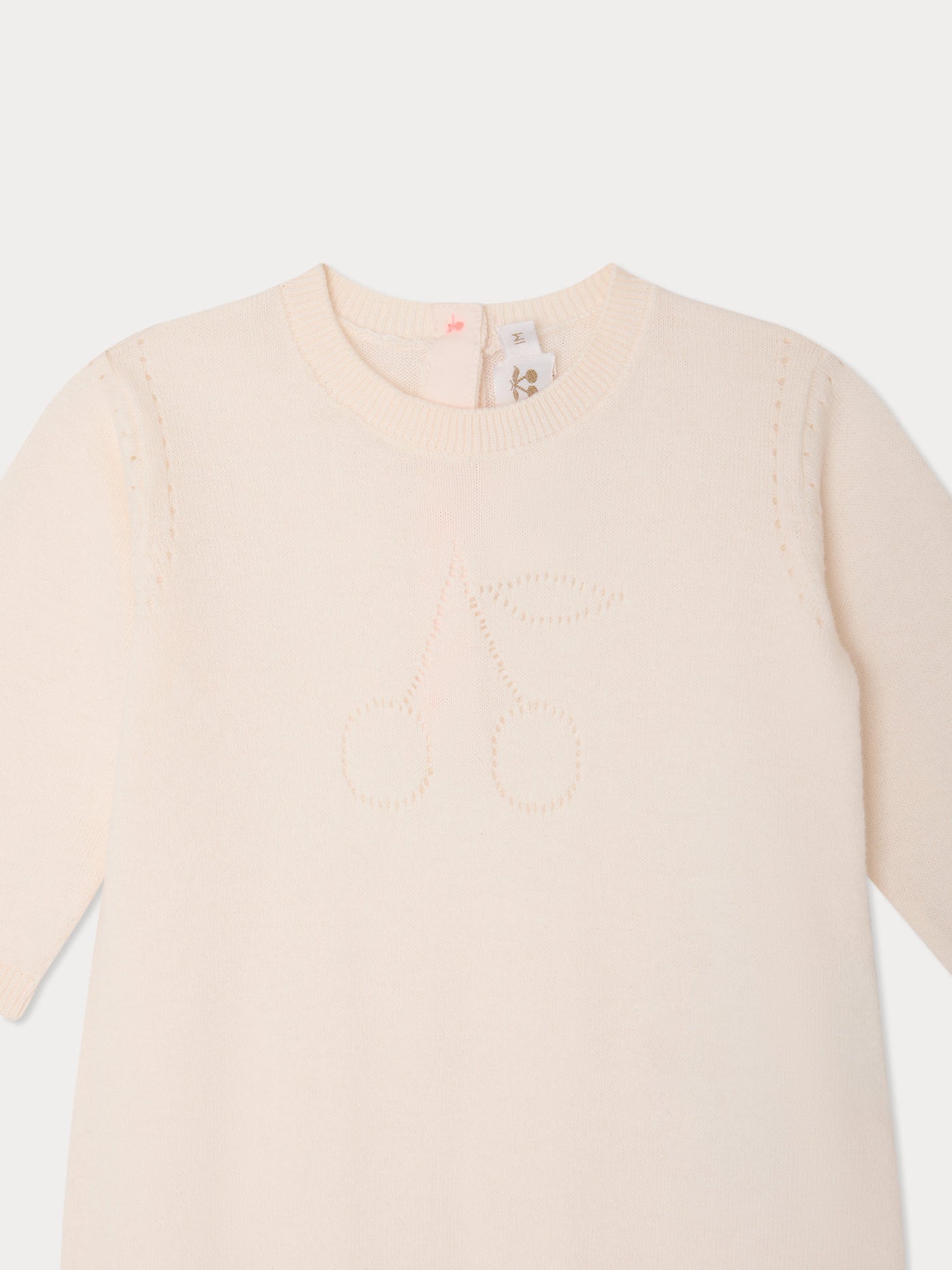 Atilou Jumpsuit mit Kirschapplikation aus Bio-Baumwolle