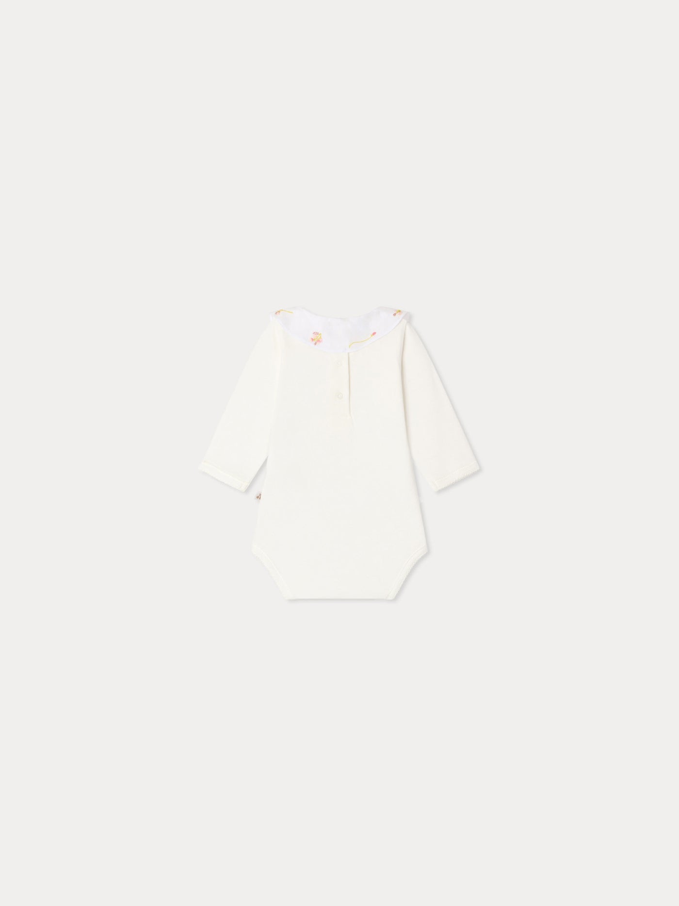 Body June fleurs brodées main en coton biologique