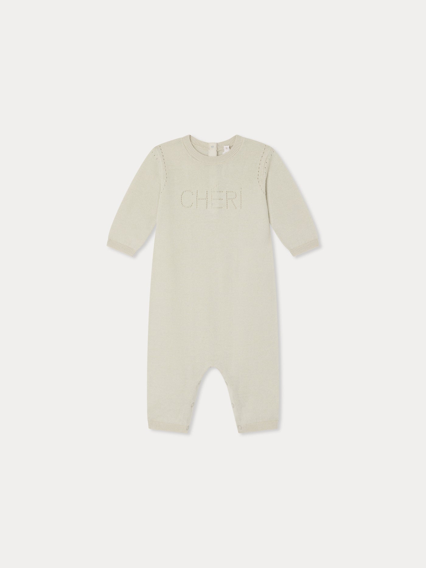 Atilou jumpsuit with Chéri inset in organic cotton