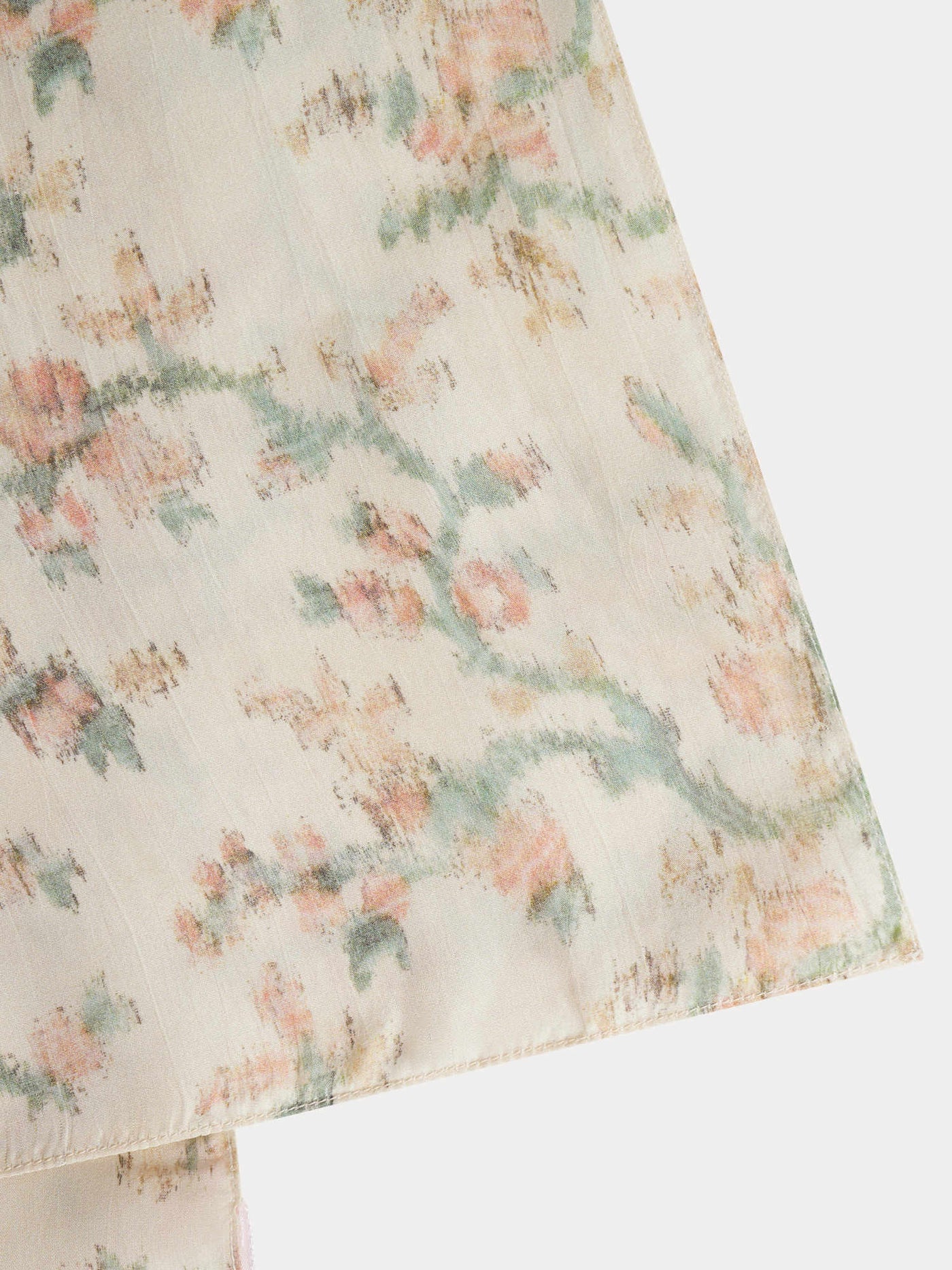 Foulard Latte en soie imprimée