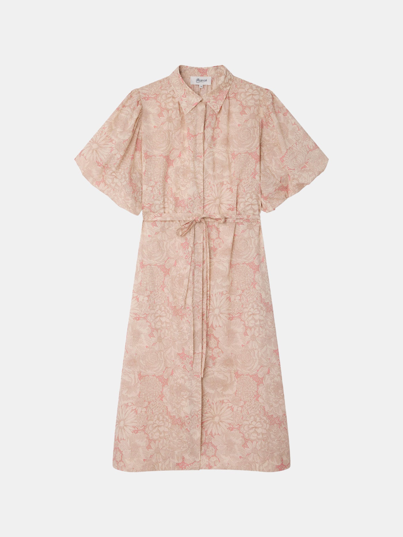 Robe Leah à manches ballons en tissu Liberty en coton biologique