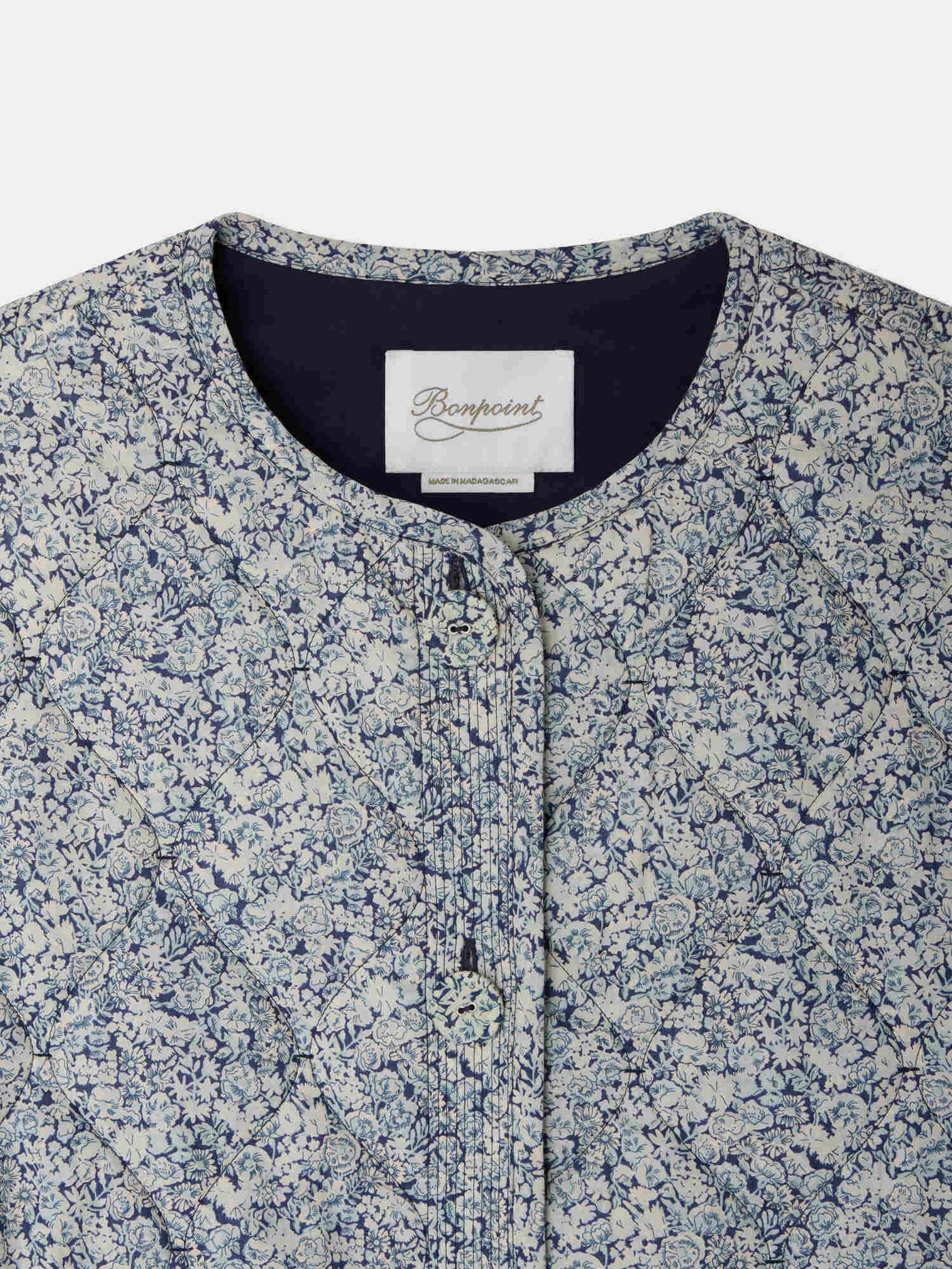 Veste matelassée Lise-Marie en tissu Liberty en coton biologique
