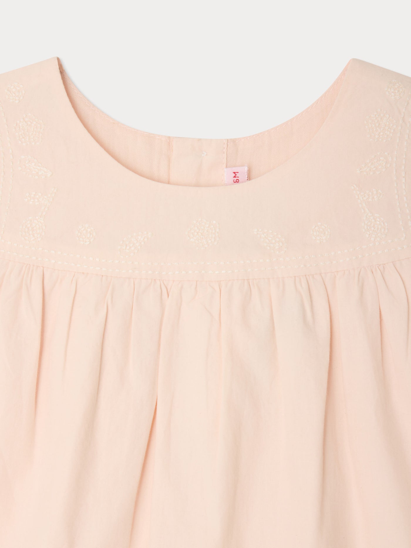 Arli handbestickte Bluse aus Bio-Baumwolle