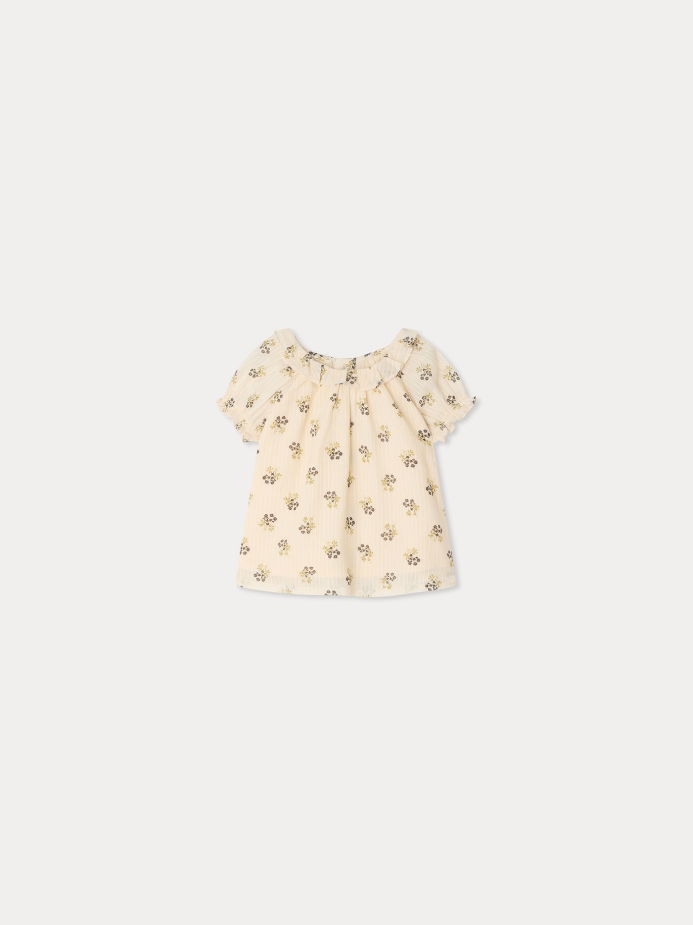 Blouse Lara en voile de coton dobby biologique