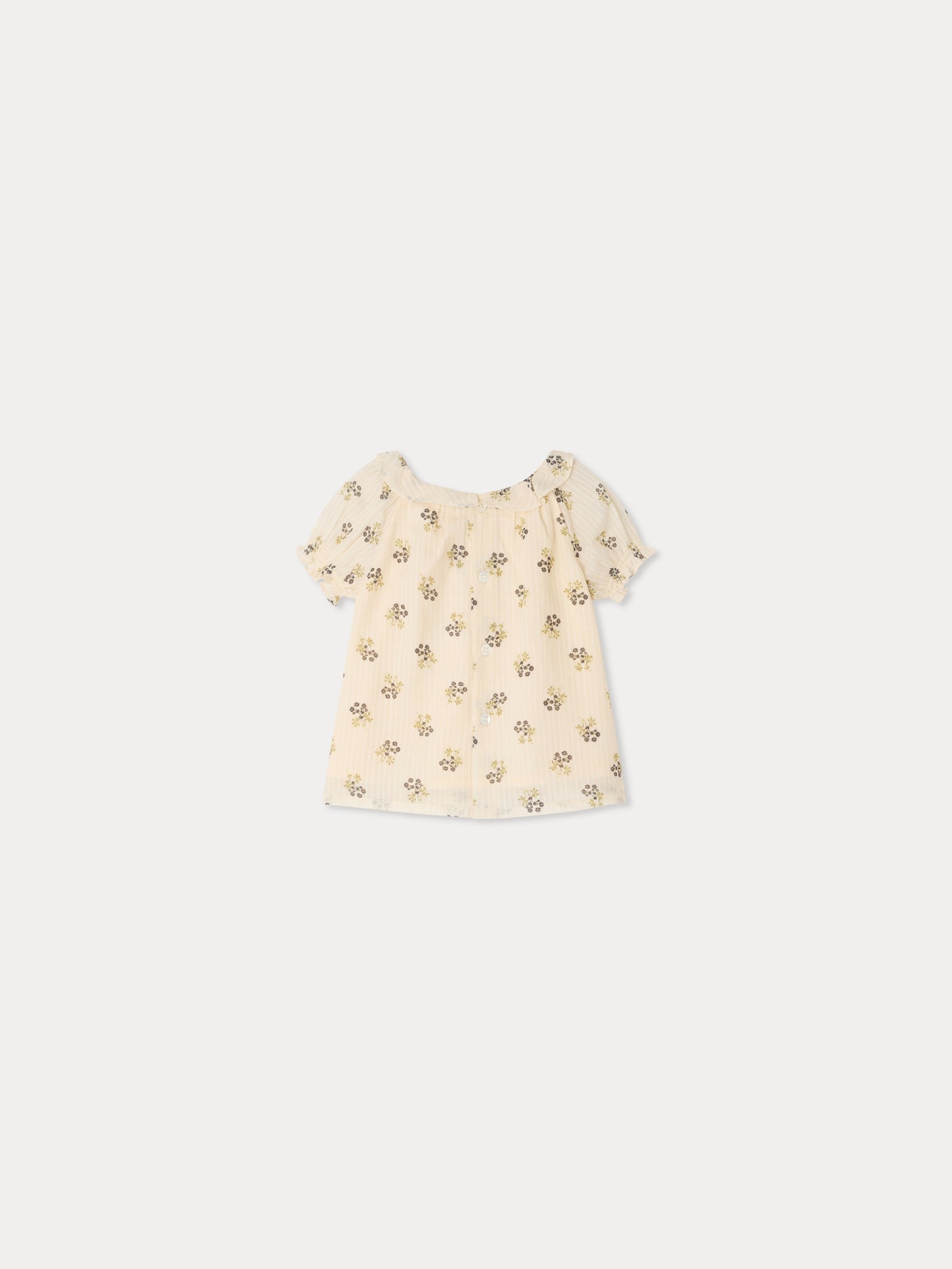 Blouse Lara en voile de coton dobby biologique