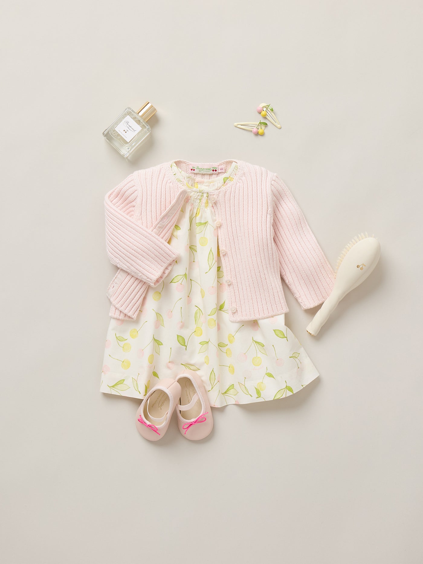 Luce-Kleid mit Smokdetails aus Bio-Baumwollpopeline