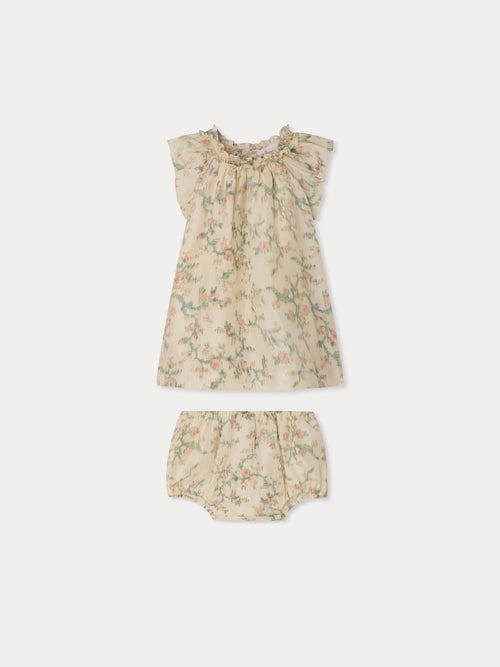 Loudna Seidenkleid mit Blumenmuster