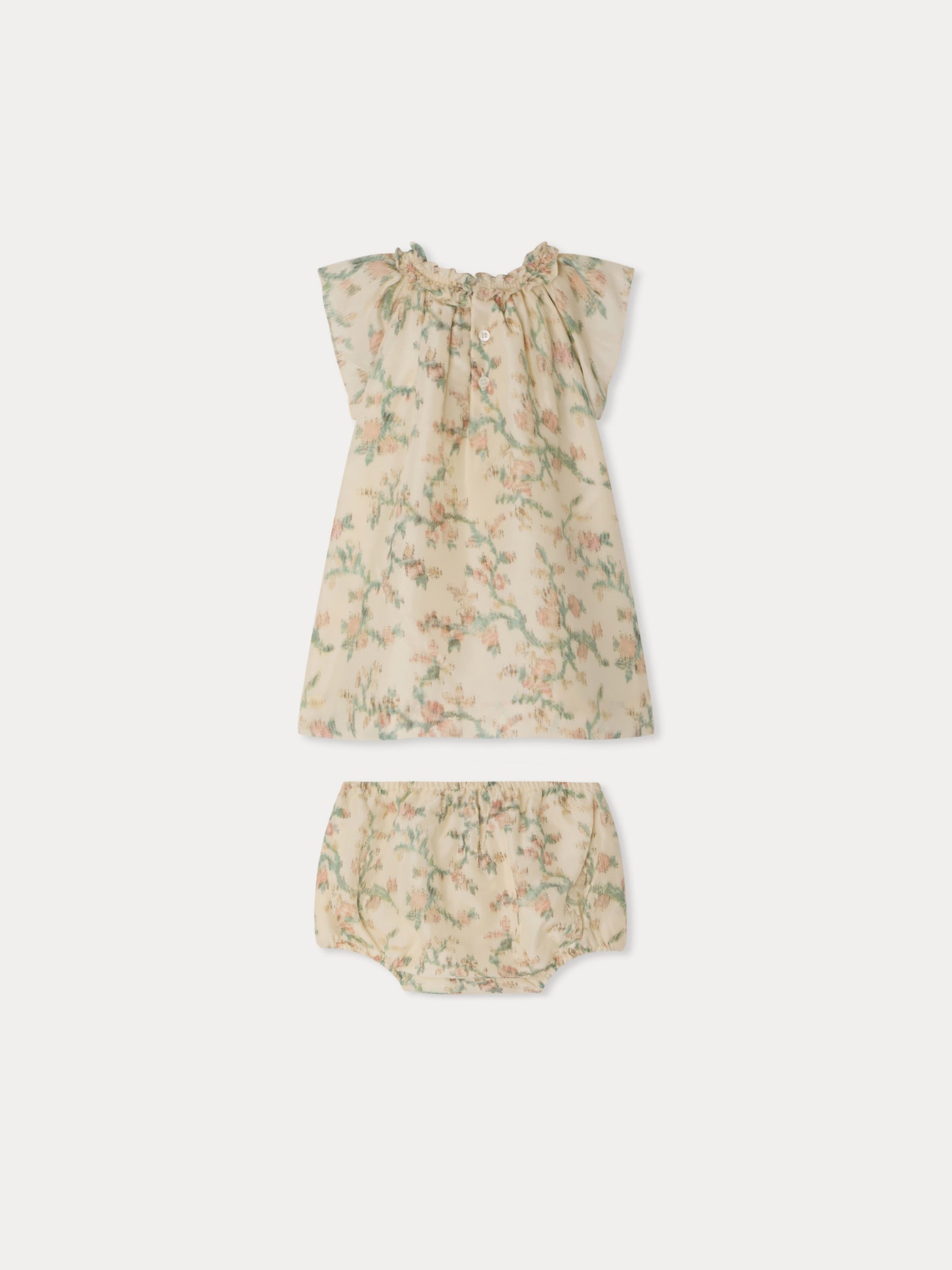 Loudna Seidenkleid mit Blumenmuster