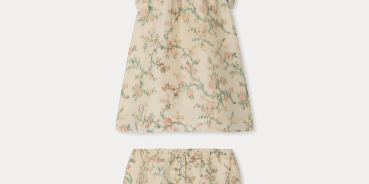 Robe Fille Bonpoint Fleurie - Taille 12 Ans - Neuve Avec étiquettes Sous Blister