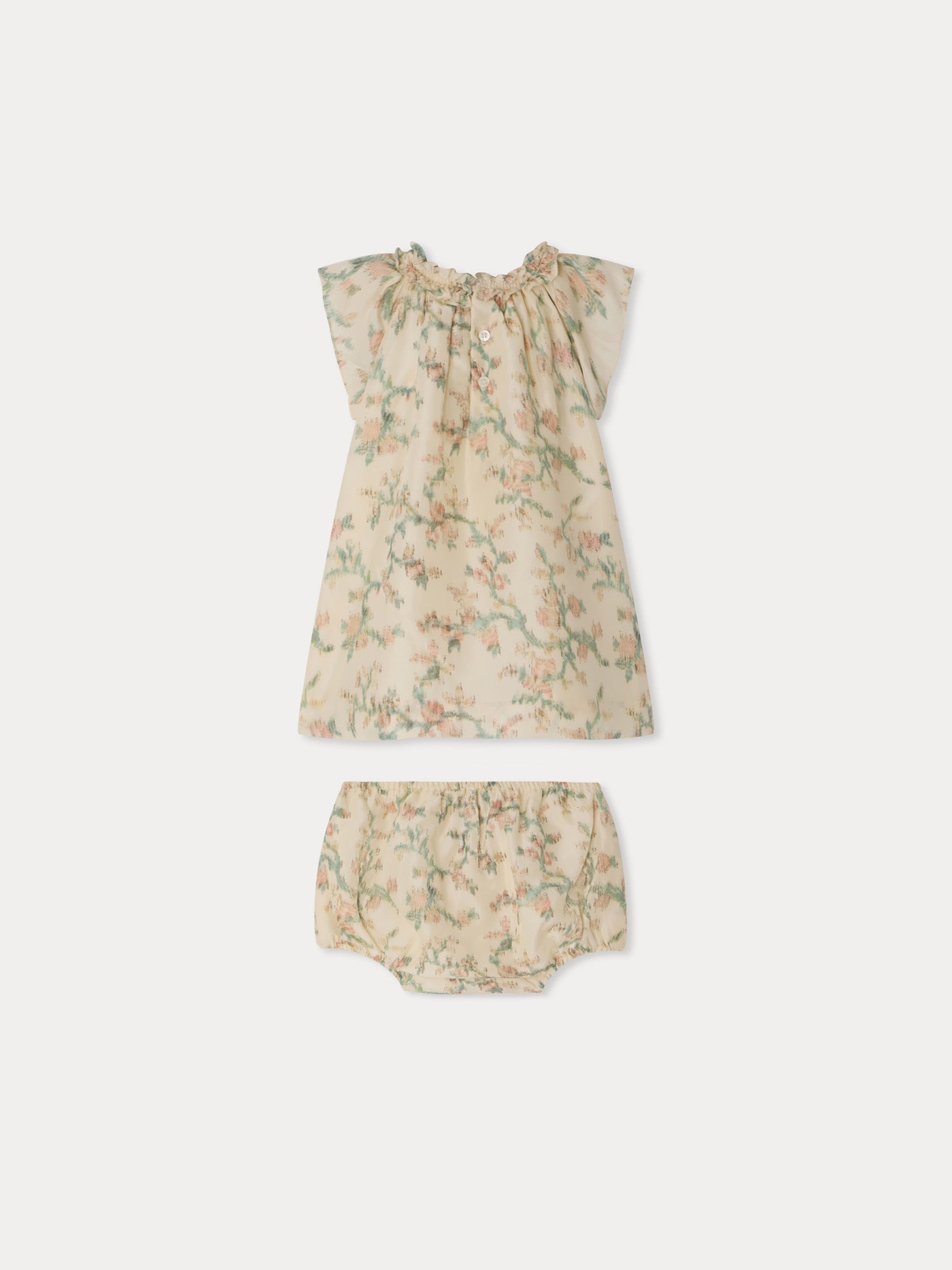 Robe Loudna imprimée fleurs en soie