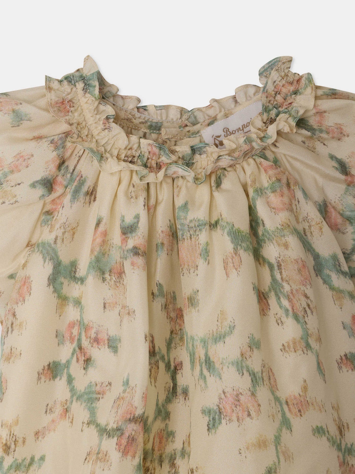 Robe Loudna imprimée fleurs en soie