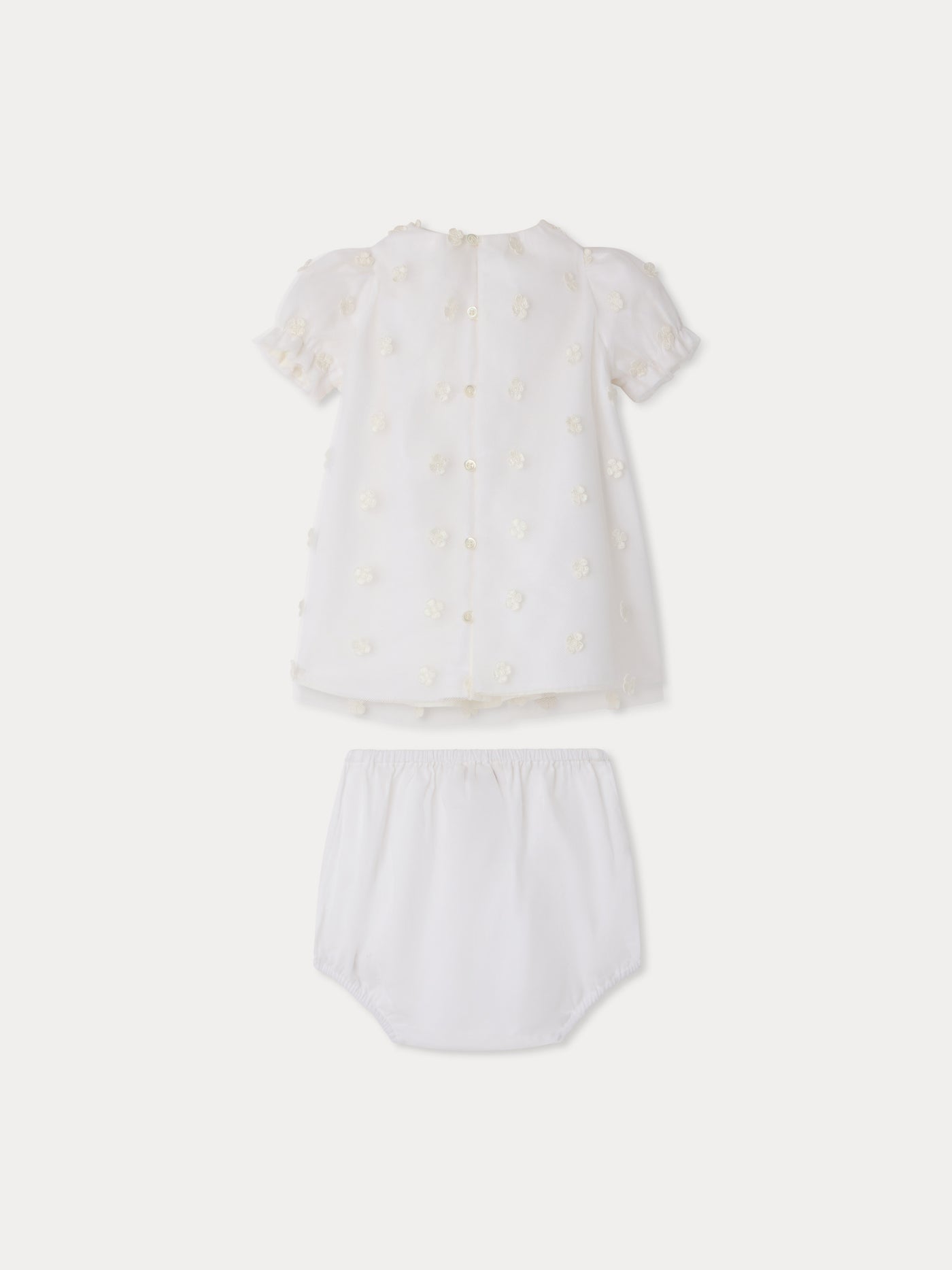 Robe Lelisa en tulle brodé de fleurs