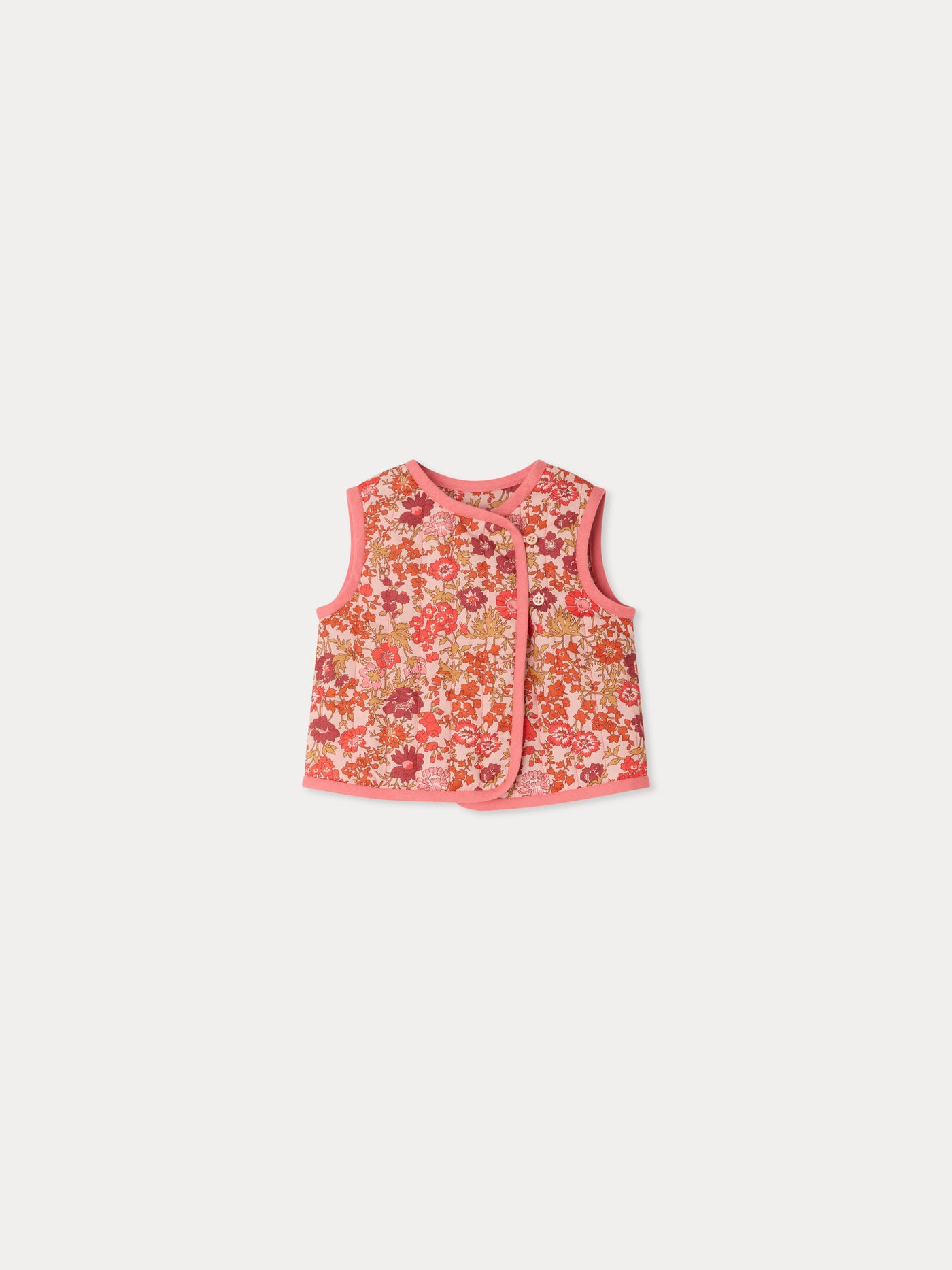 Gilet matelassé Layla en tissu Liberty en coton biologique