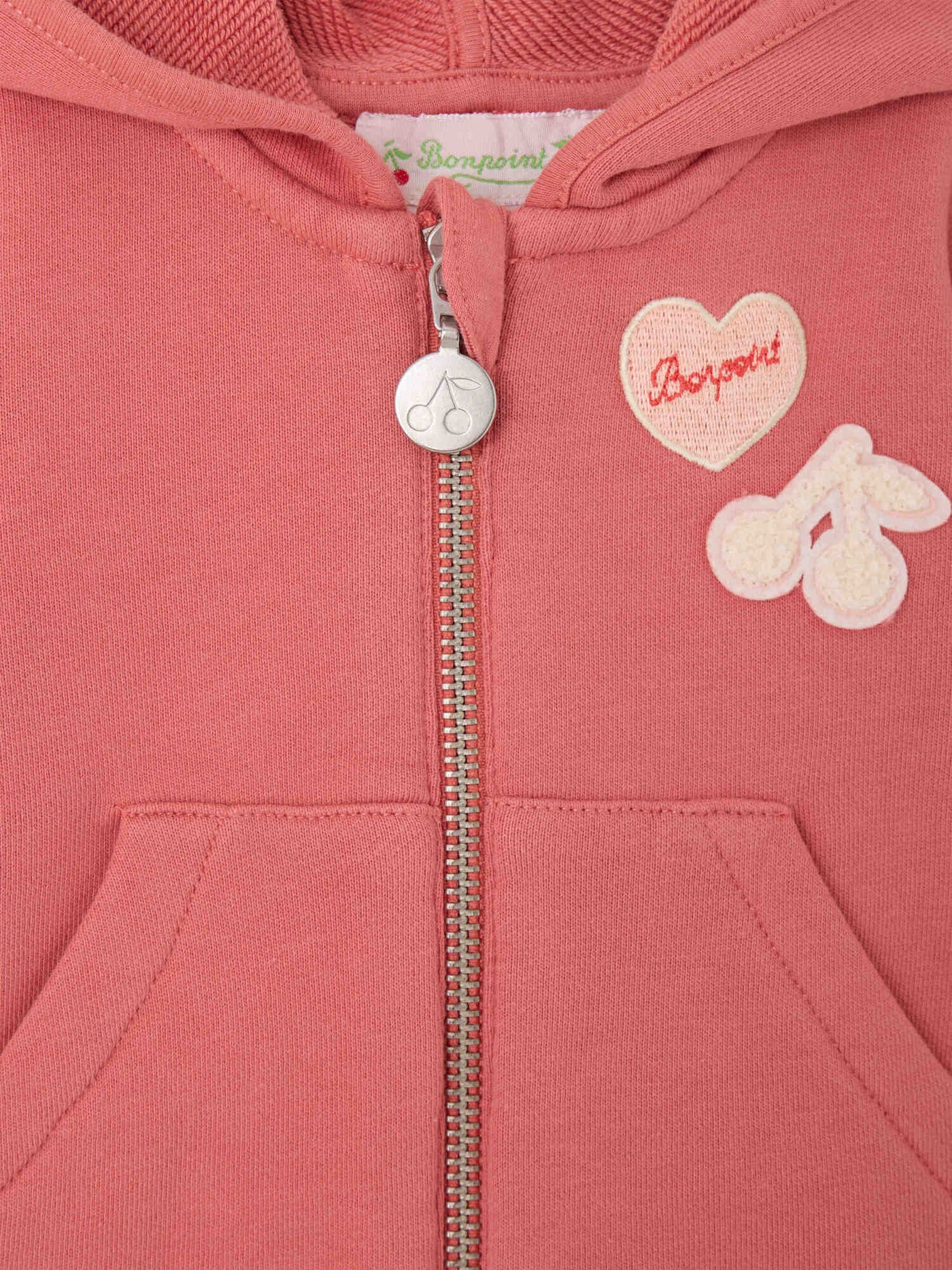 Sweat à capuche Tibou en coton biologique