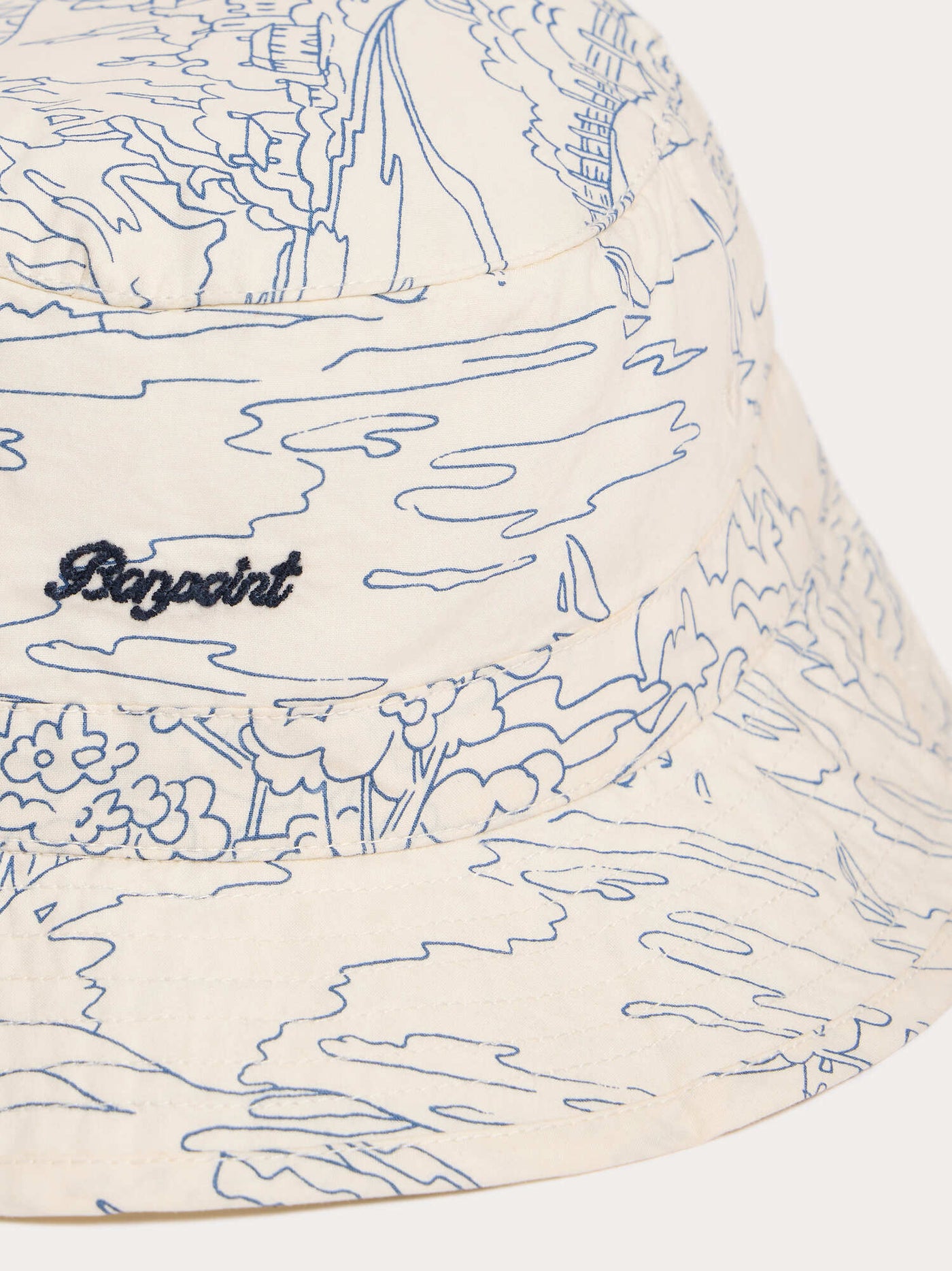 Bob Piob blue print in Liberty fabric in organic cotton